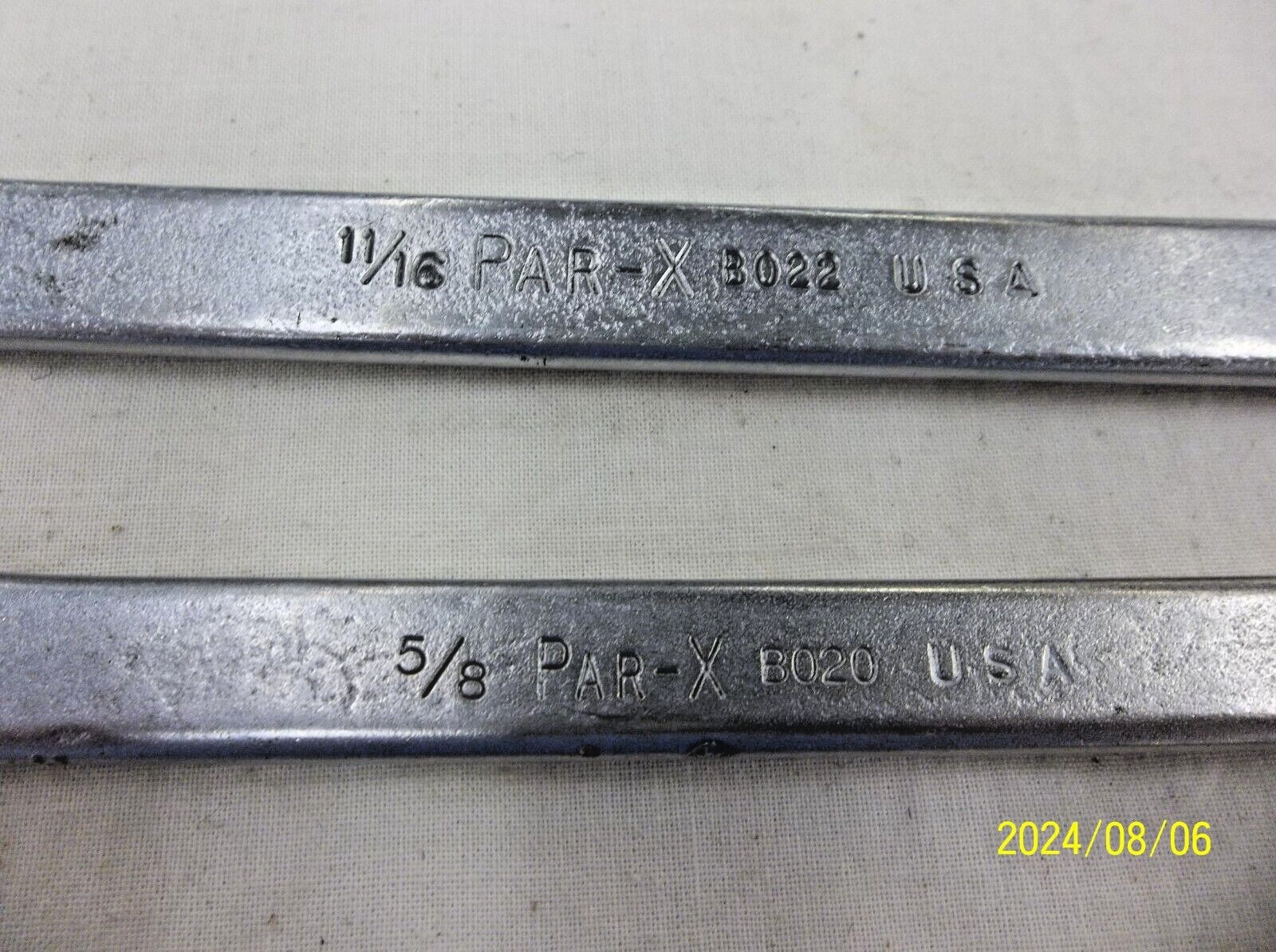 Vintage PAR-X by Snap on Combination Wrench Set of 6