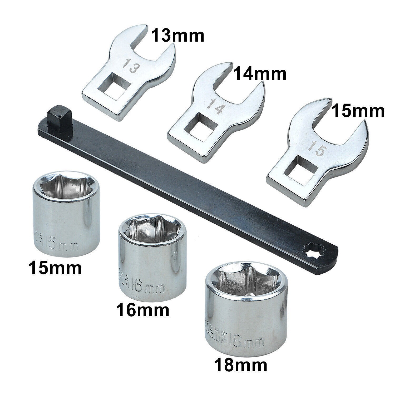 8X 3/8″ Pulley Wrench Installation Removal Serpentine Belt Tool Set US Stock