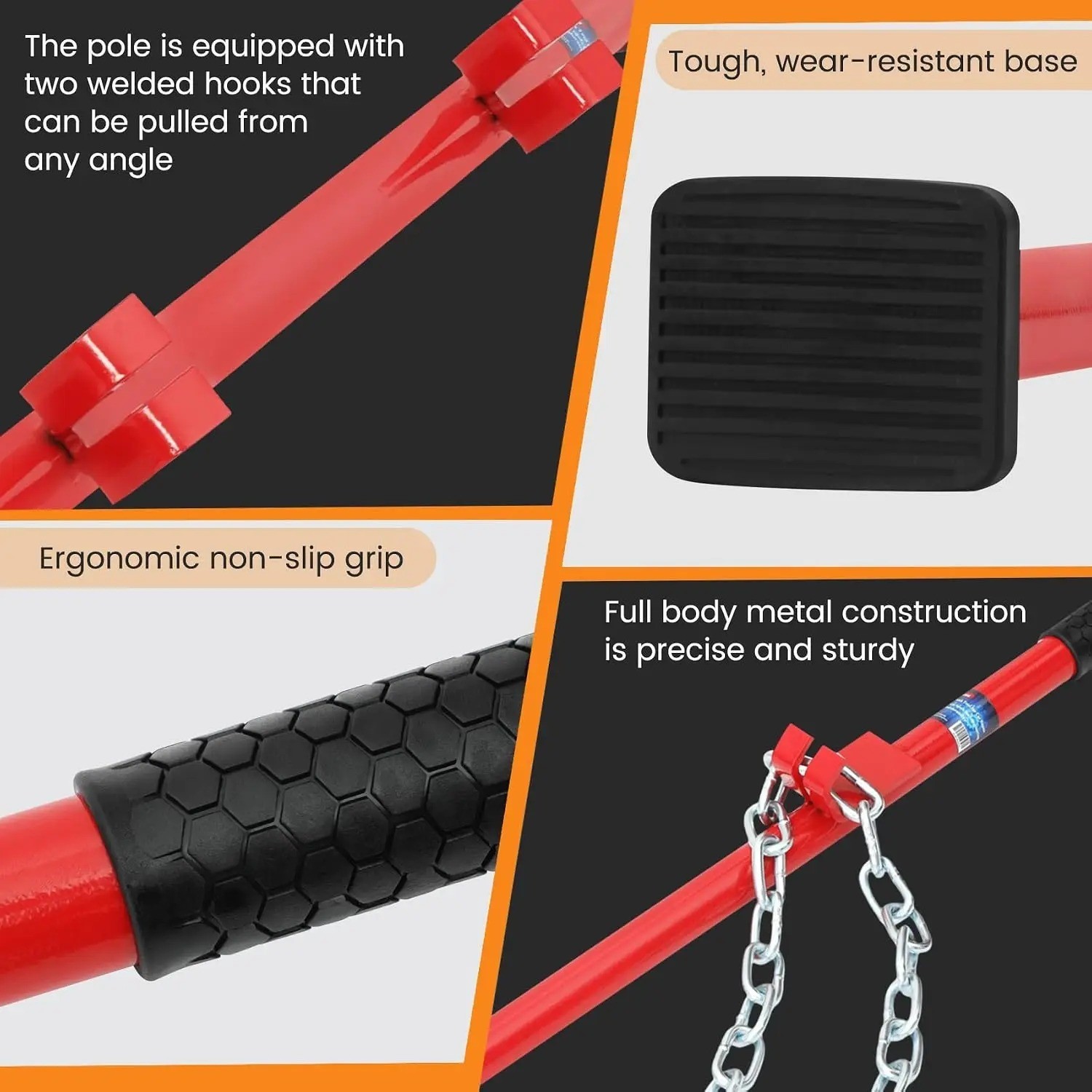 Keysco Hustler Stick Body Jack 77175 – Car, Panel, Bumper, Alignment Repair Tool