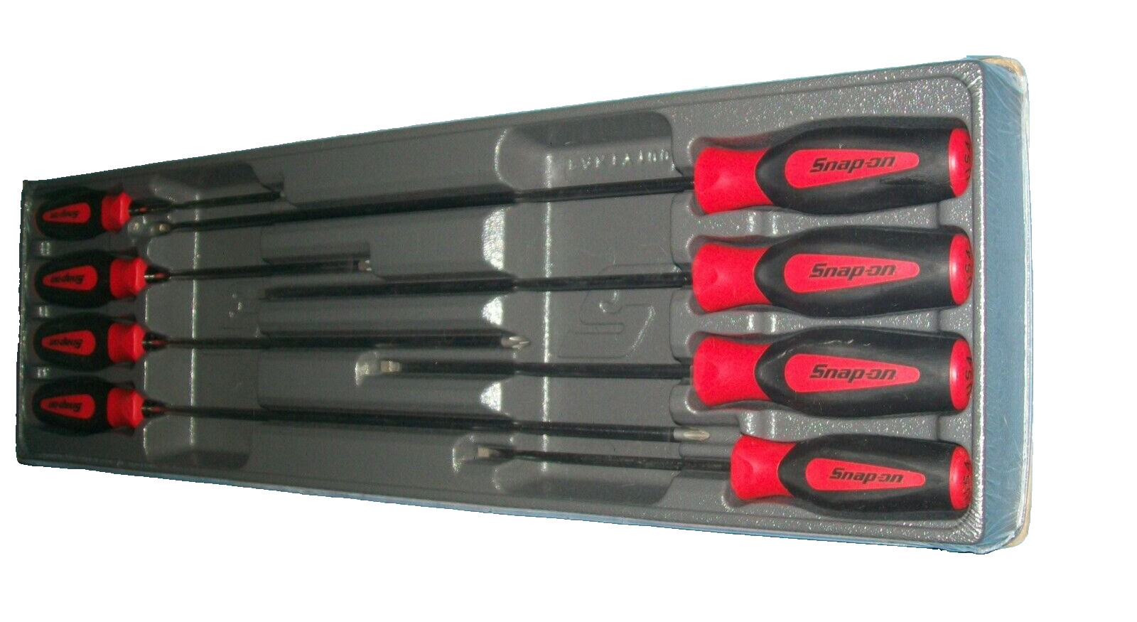 New* Snap-on™ Instinct Red Soft Handled 8pc Cabinet Screwdriver SET SGDXL80BR