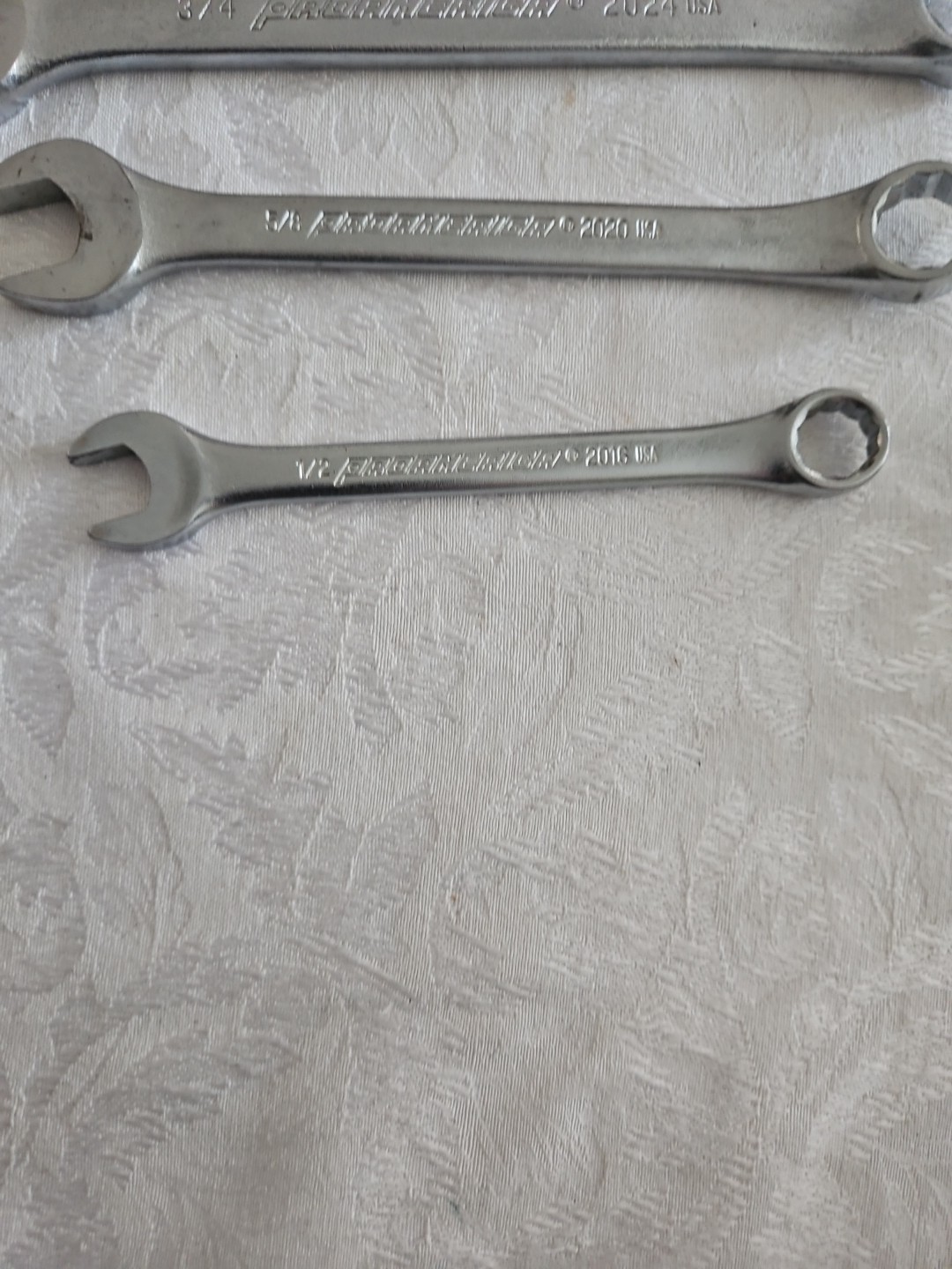PROAMERICA USA COMBINATION WRENCH 12pt 3/8 1/2 9/16 5/8 3/4 TOOL LOT