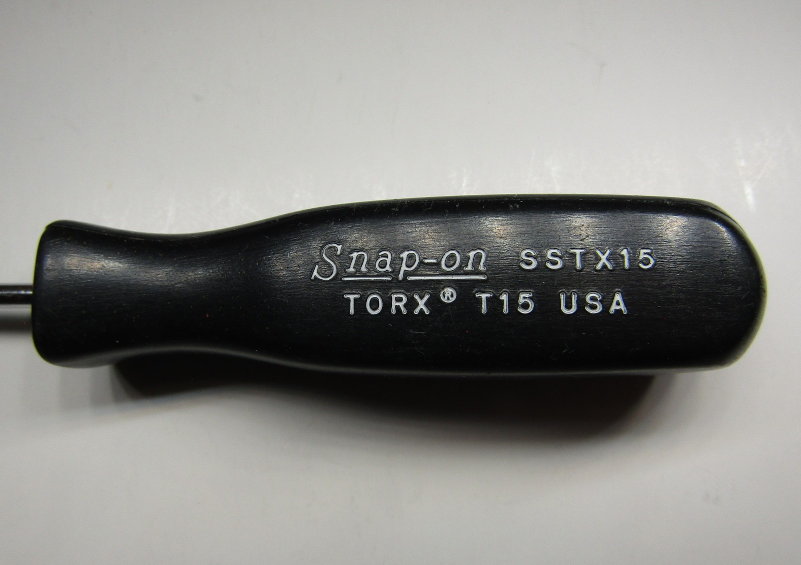 Snap On SSTX15 *Torx* Driver T15 Screwdriver w/ Black Hard Handle – U.S.A.