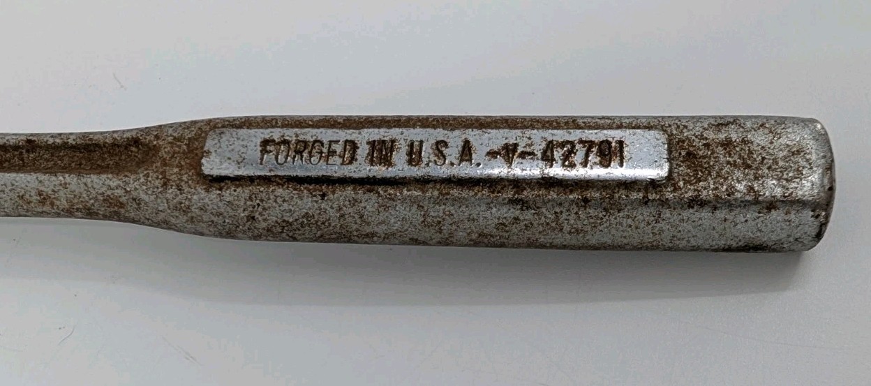 Vintage CRAFTSMAN 3/8 Inch Drive Flex Head Ratchet No. -V-42791 Forged In USA
