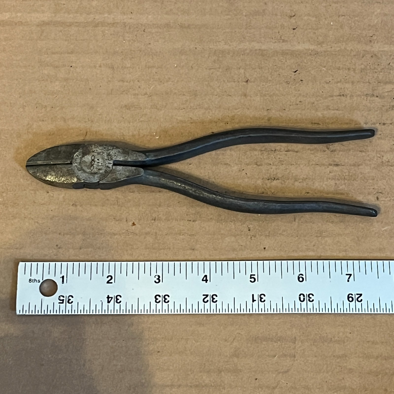 Vintage Utica 39-7 Diagonal Cutters Nipper Pliers 7.5” Long VTG