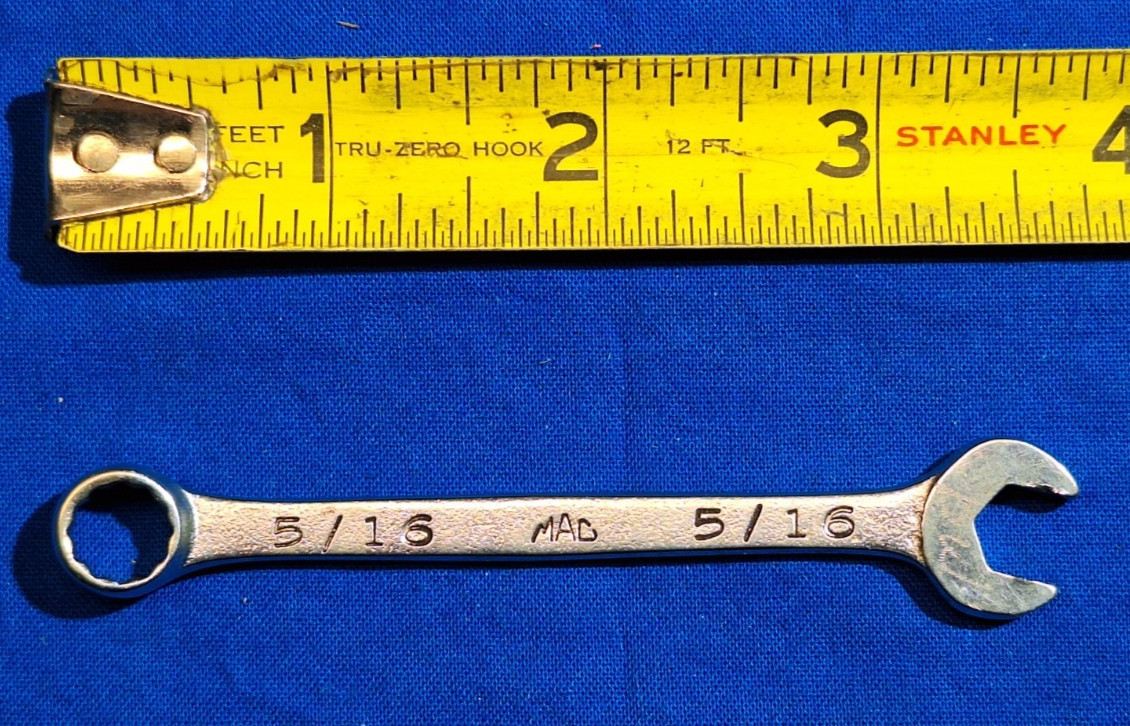 Mac Tools CW10 3-1/2″ long SAE 5/16″ 12 point combination wrench