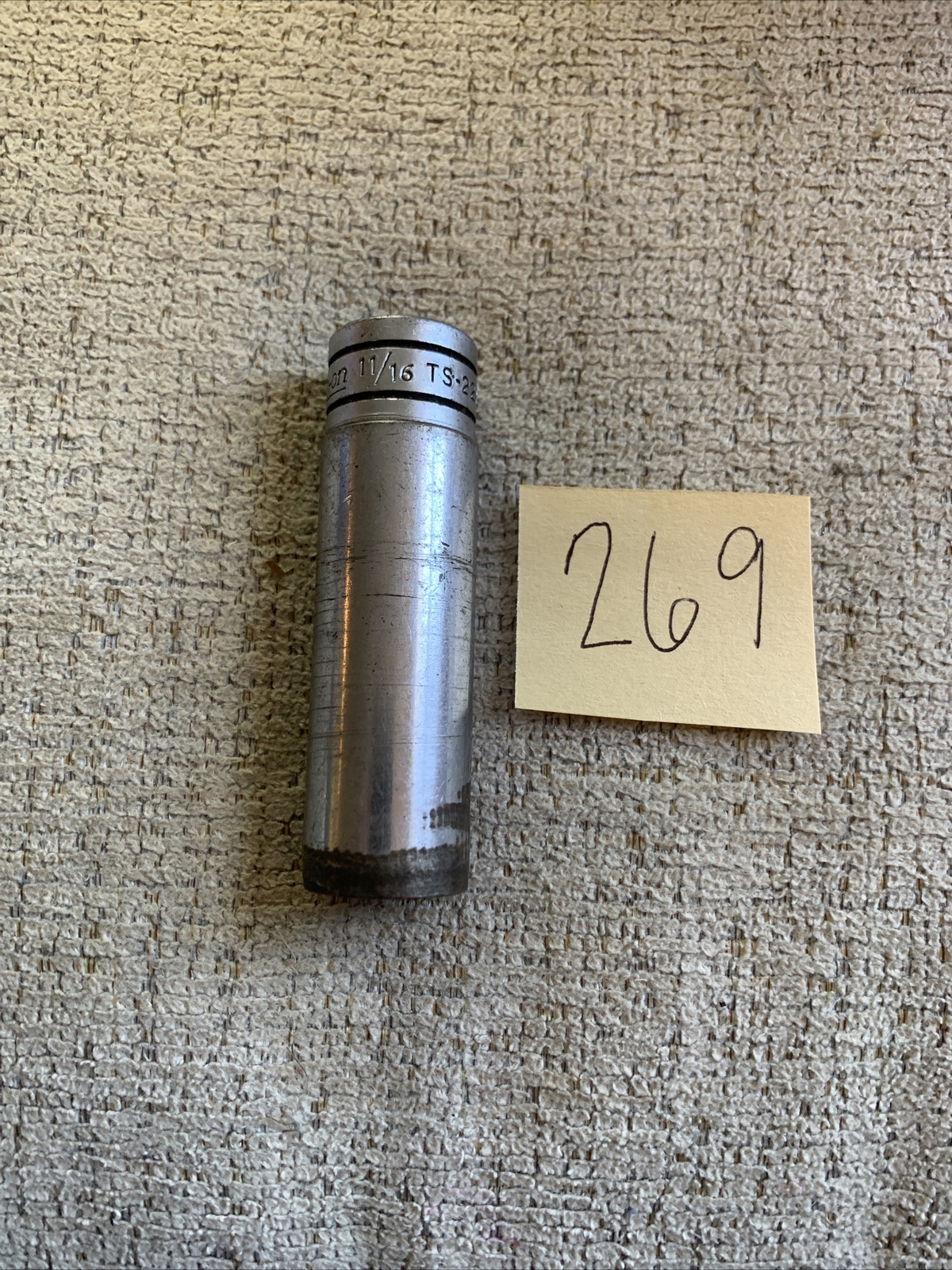 Snap On 11/16″ Deep Socket 1/2″ Drive 6 Point SAE USA TS221