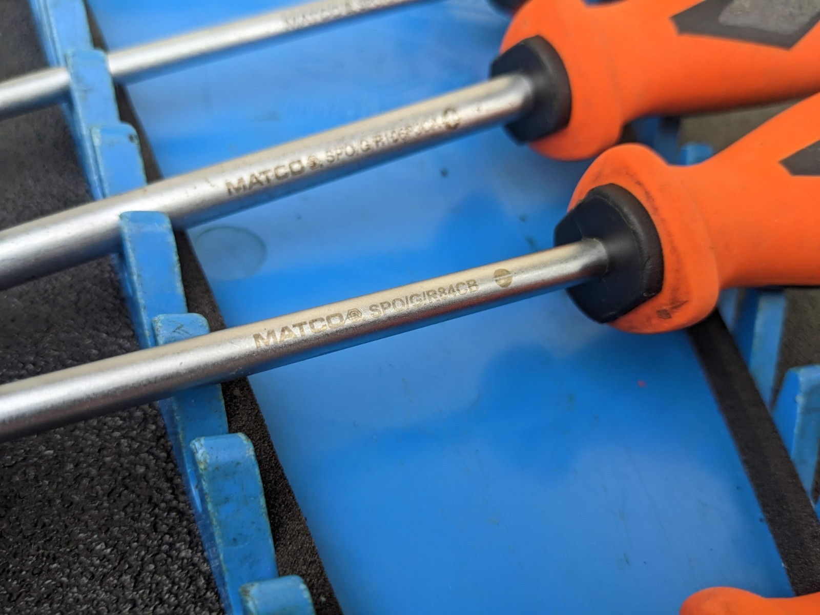 #bo056 Matco Tools Germany Orange Top Torque II Premium Screwdriver Set
