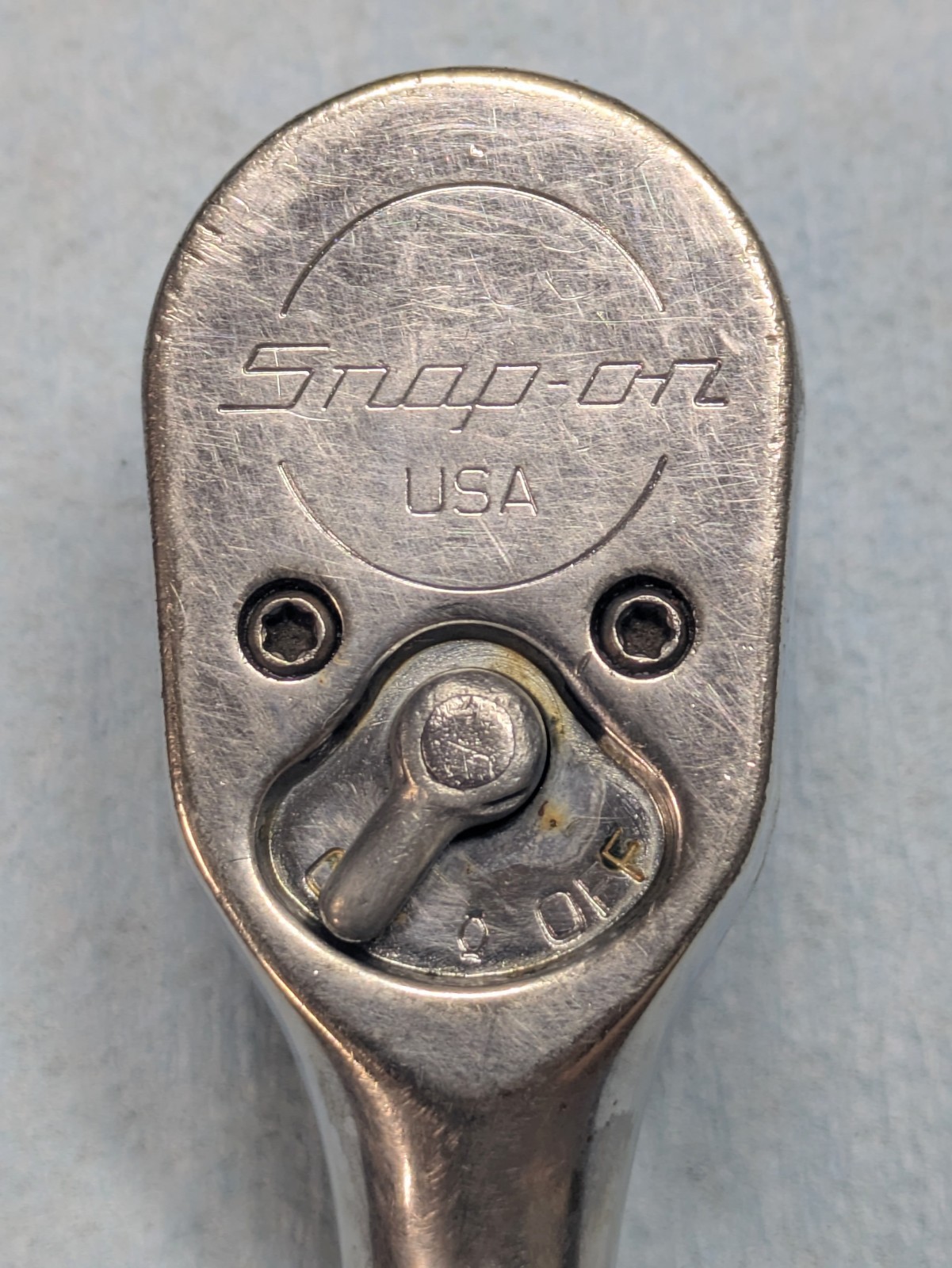 Snap-on F830 3/8 Drive Standard Handle Ratchet Made In USA Nice Condition