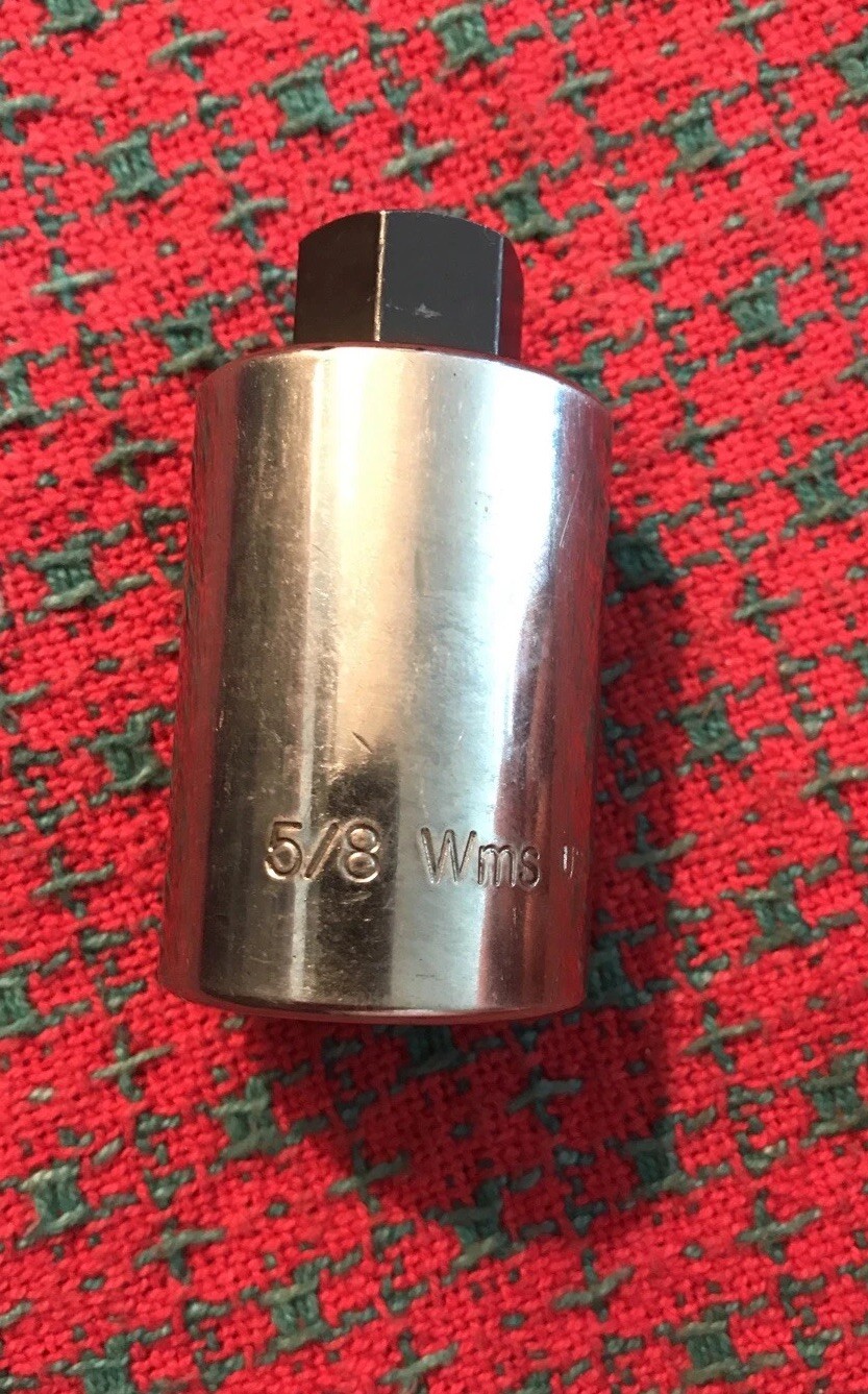 Vintage J H Williams 5/8″ Stubby Hex Bit Socket 1/2 Drive. NOS SA-20A USA 🇺🇸