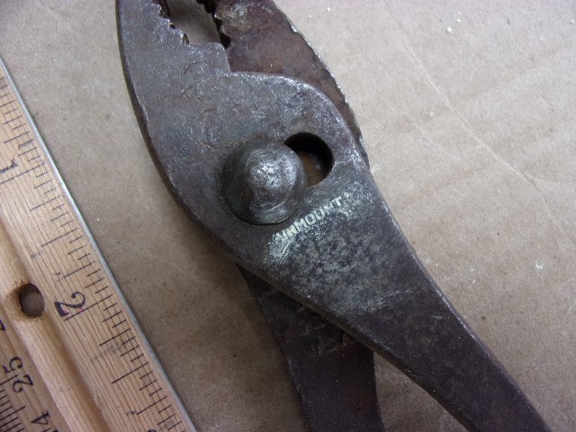 vintage fairmount pliers B on handle