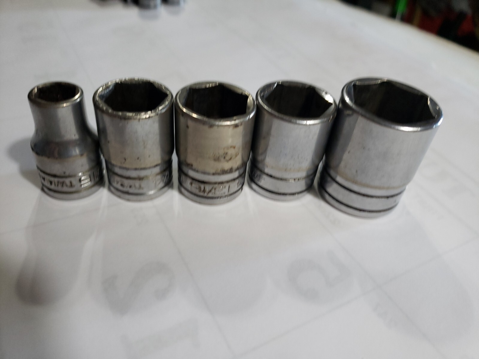  Snap-On 1/2″ Drive tw341  1-1/16 Tw281 Tw261 Tw 241 141 Shallow 6 Point Socket 