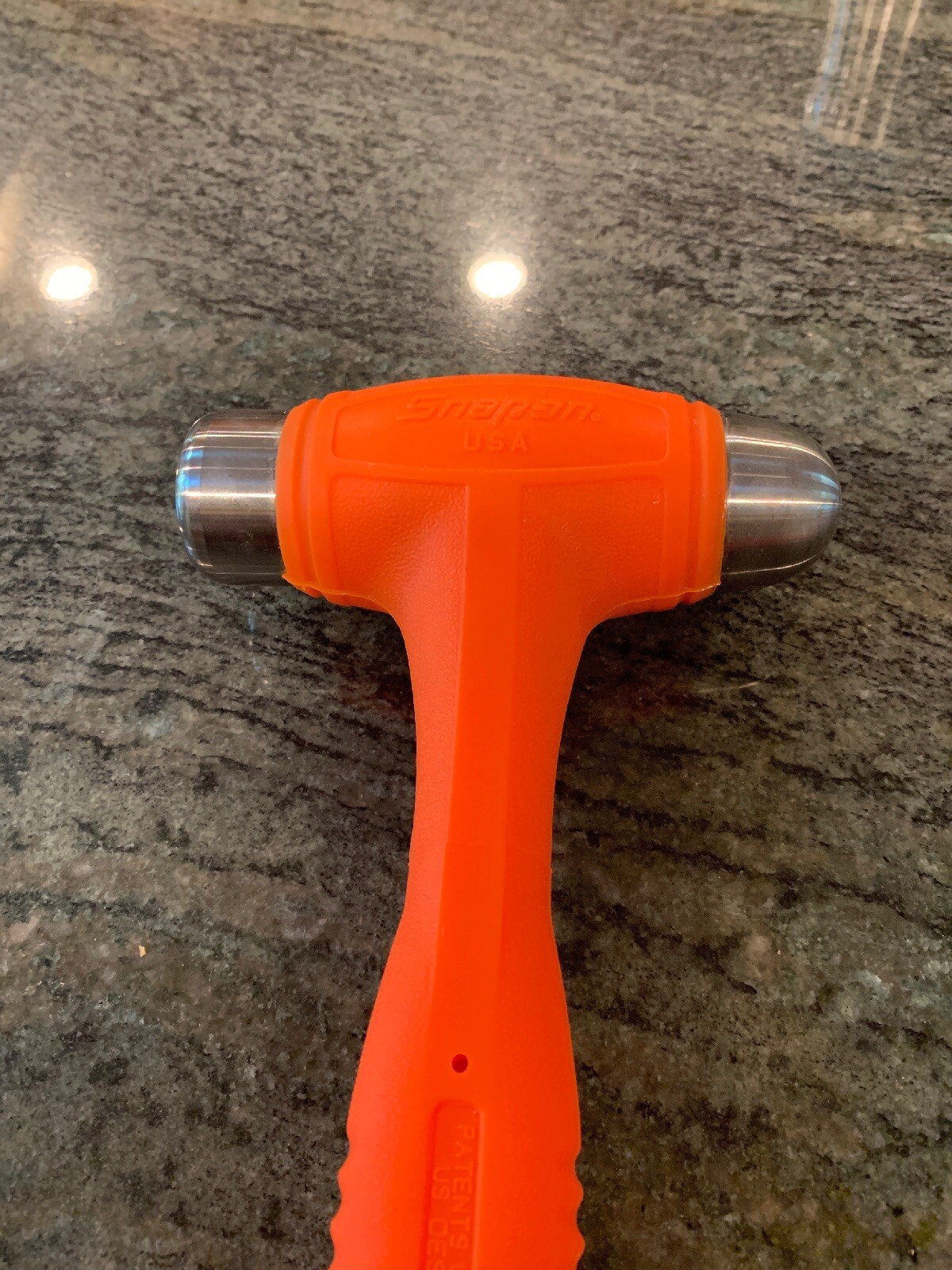 Snap On hbbd24o 24 oz ball peen soft grip dead blow hammer orange
