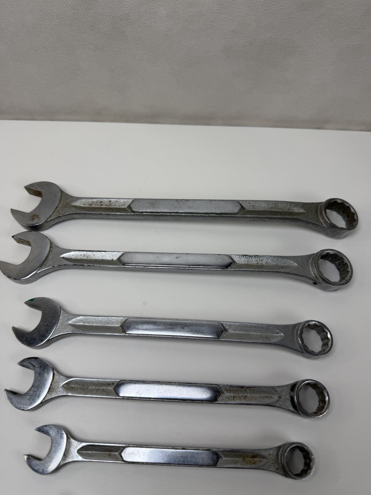 Vintage Dayton USA Metric Combination Wrench Set 12-Point 8pc Hand Tool Lot