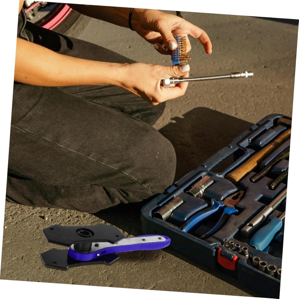 Large Car Ratchet Brake Piston Wrench Spreader Caliper Pad Install Press Blue