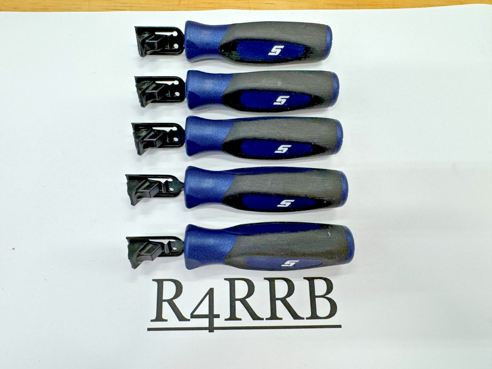 Snap-on Tools USA NEW POWER BLUE Soft Grip Feeler Gauge Holders LOT SET FB3361x5