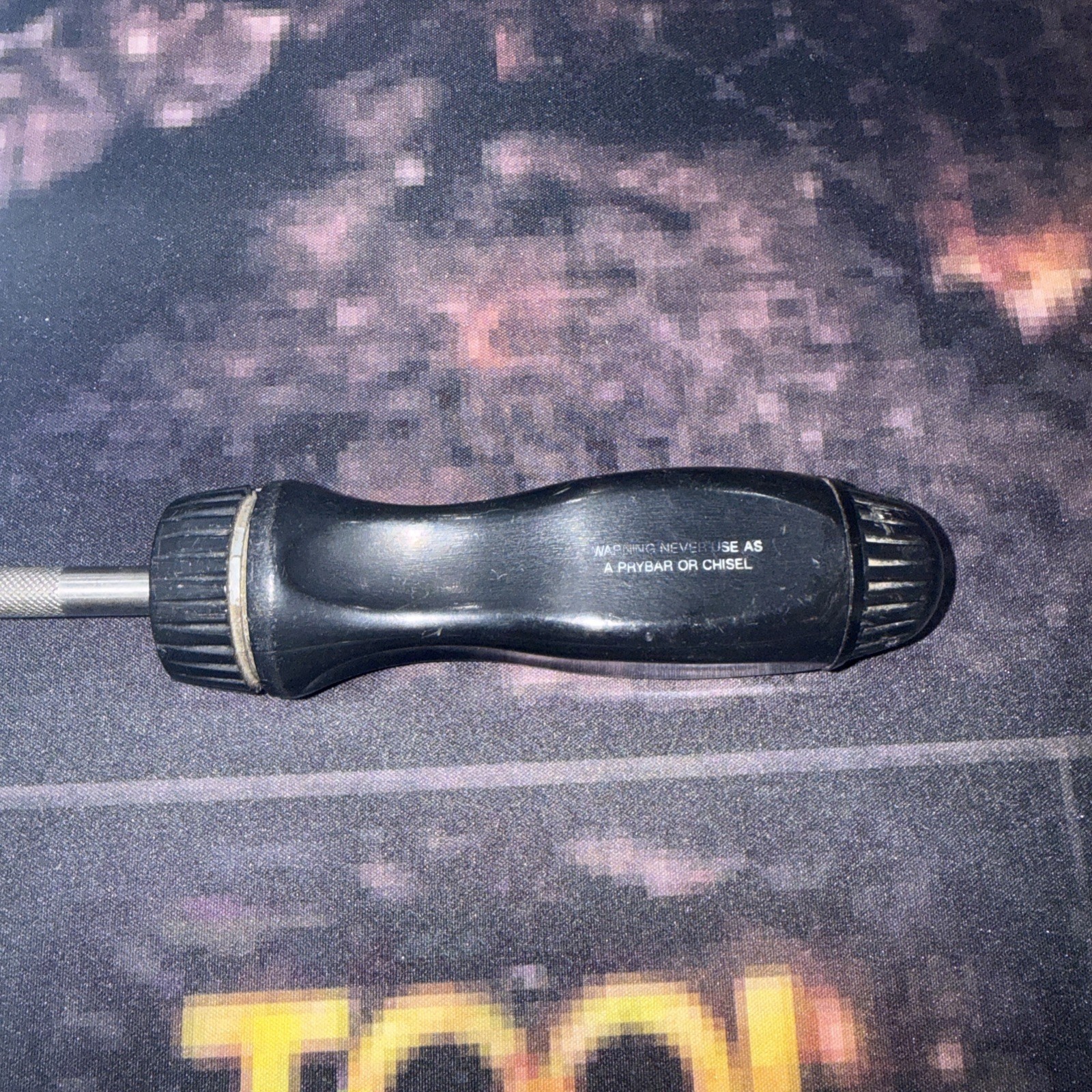 Snap On Tools SSDMR4A Black Hard Handle Magnetic Ratcheting Screwdriver