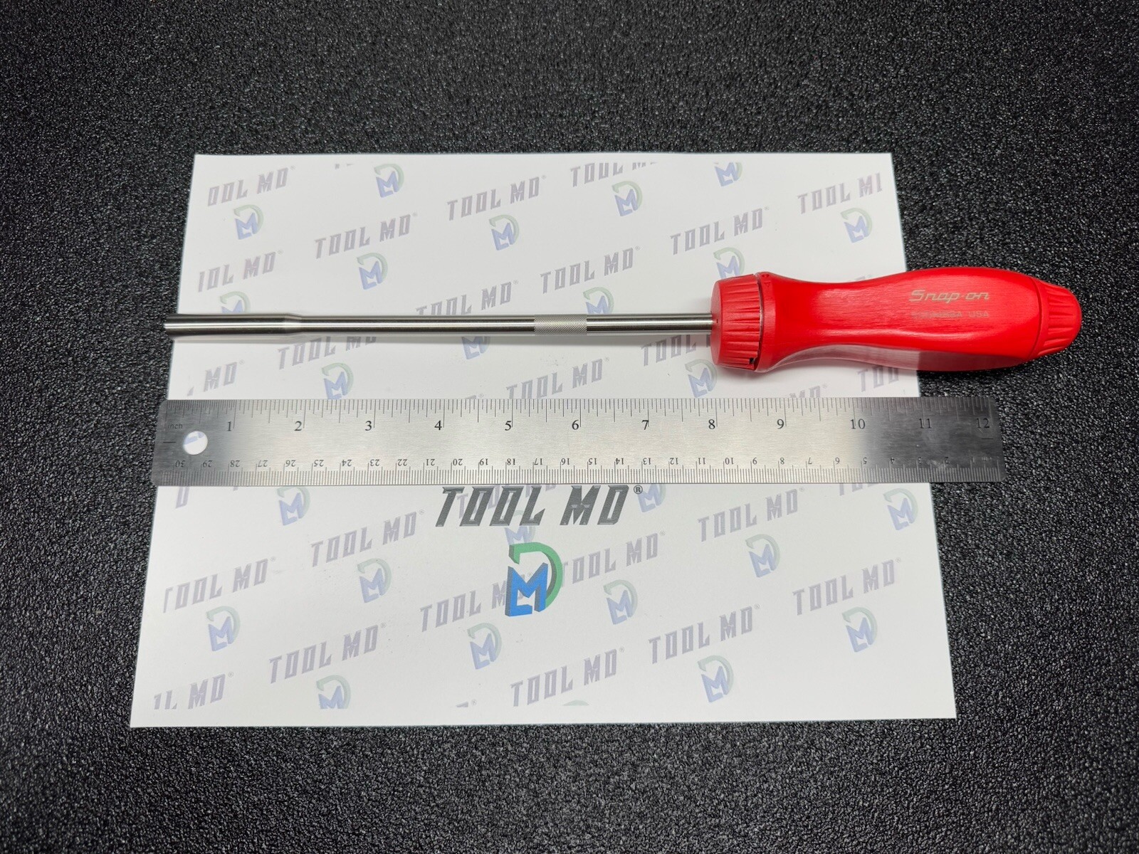 Snap-on Tools USA NEW RED Hard Grip 8″ Shaft Ratcheting Screwdriver SSDMR8AR