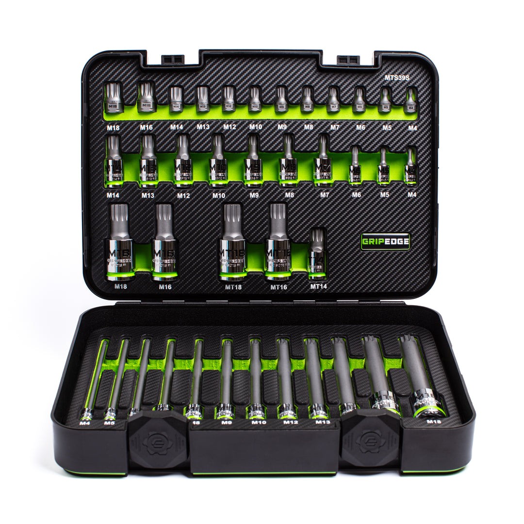 GripEdge | MTS39S 39-PC RPT™ Master Triple Square Socket Set