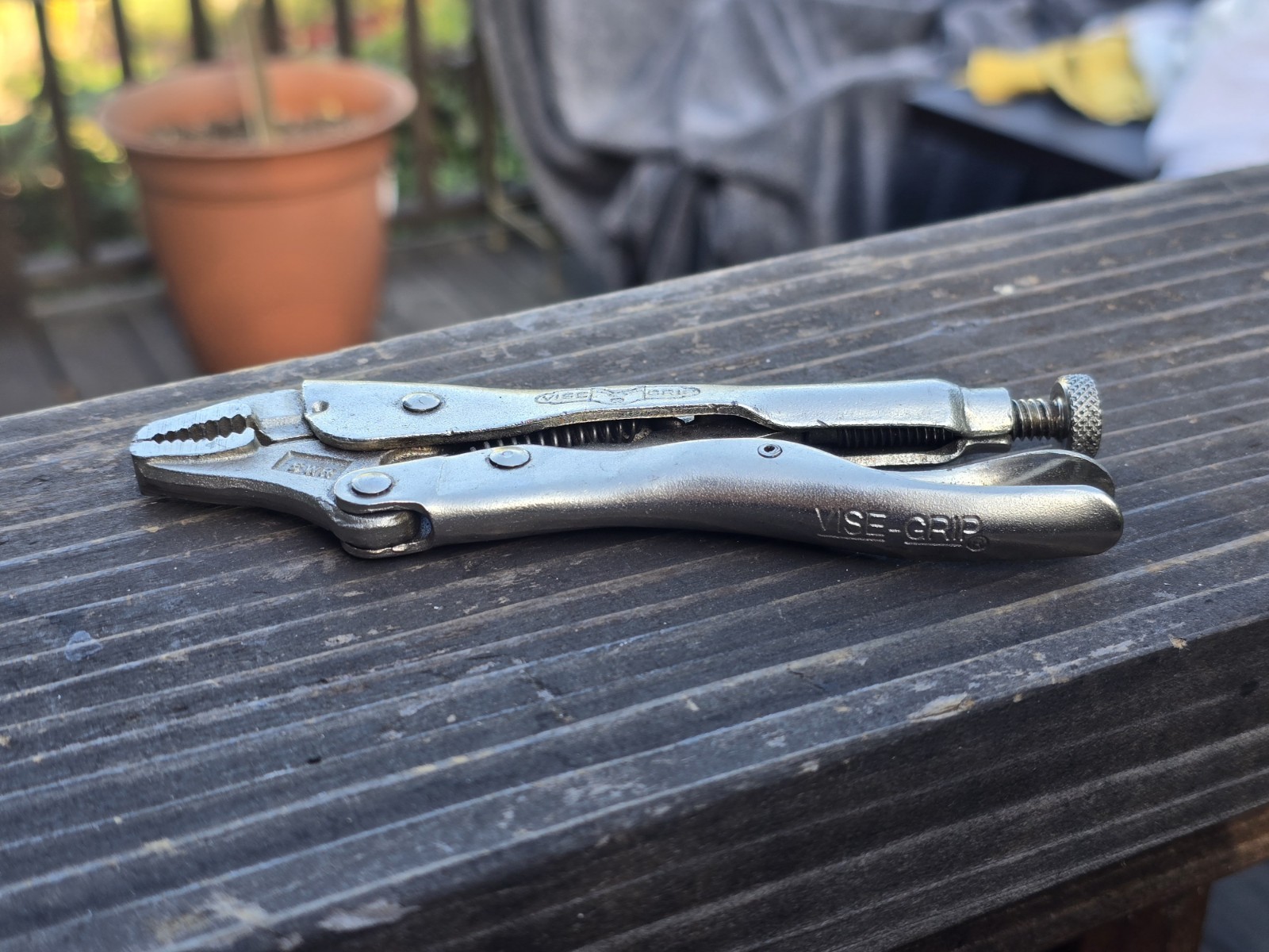 Vintage Petersen 5WR Locking Vise Grip Locking Pliers Dewitt USA Excellent!