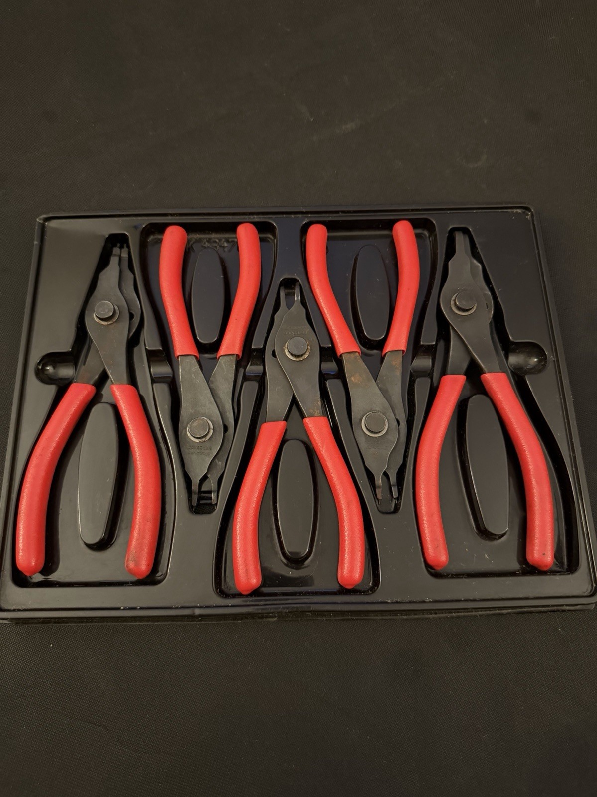 Snap-on Tools SRPCR105 5-Piece Handheld Cushion Grip Snap Ring Pliers Set