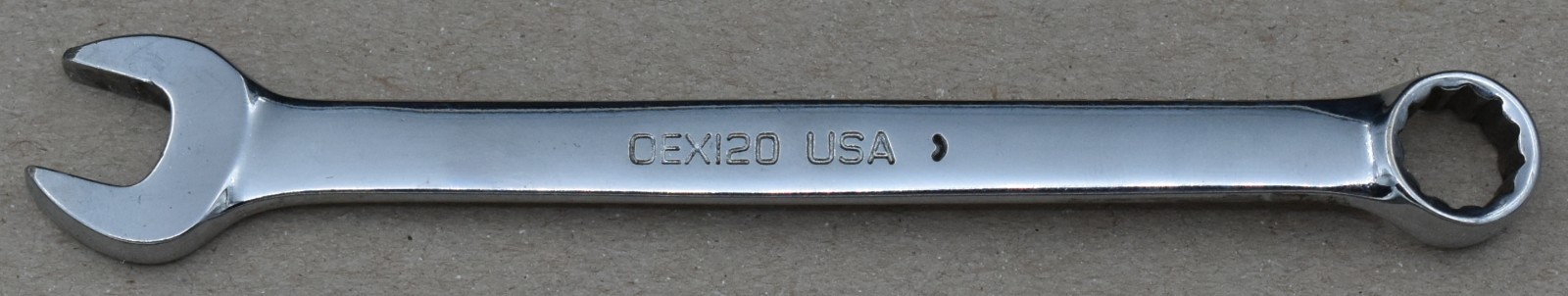 SNAP-ON TOOLS OEX120, 3/8″ SAE, 12-POINT, OPEN/BOX END SHORT COMBINATION WRENCH
