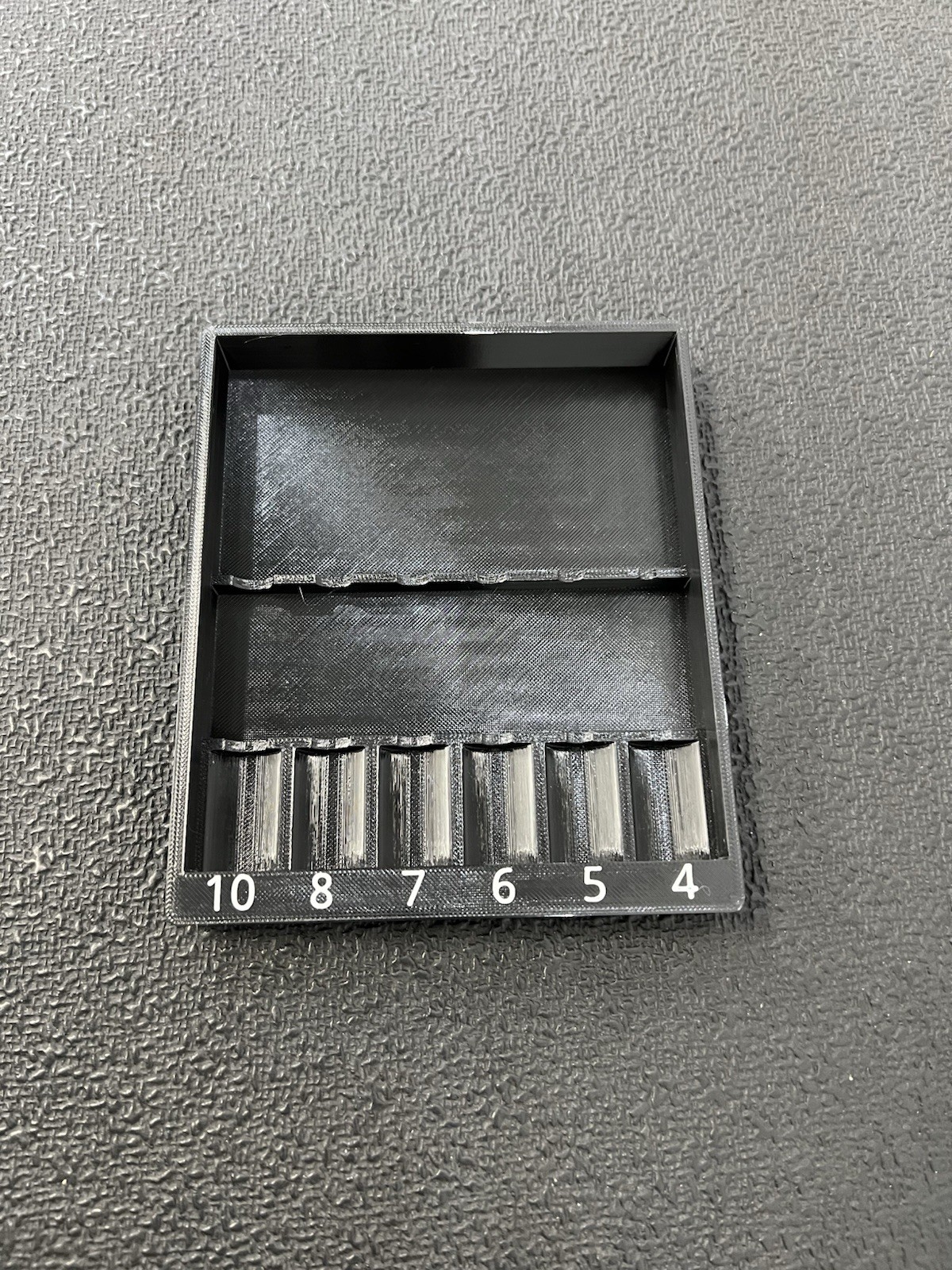 Tray compatible with Snap On Tool 3/8″ Drive Metric Long Ball Hex Bit Socket Set