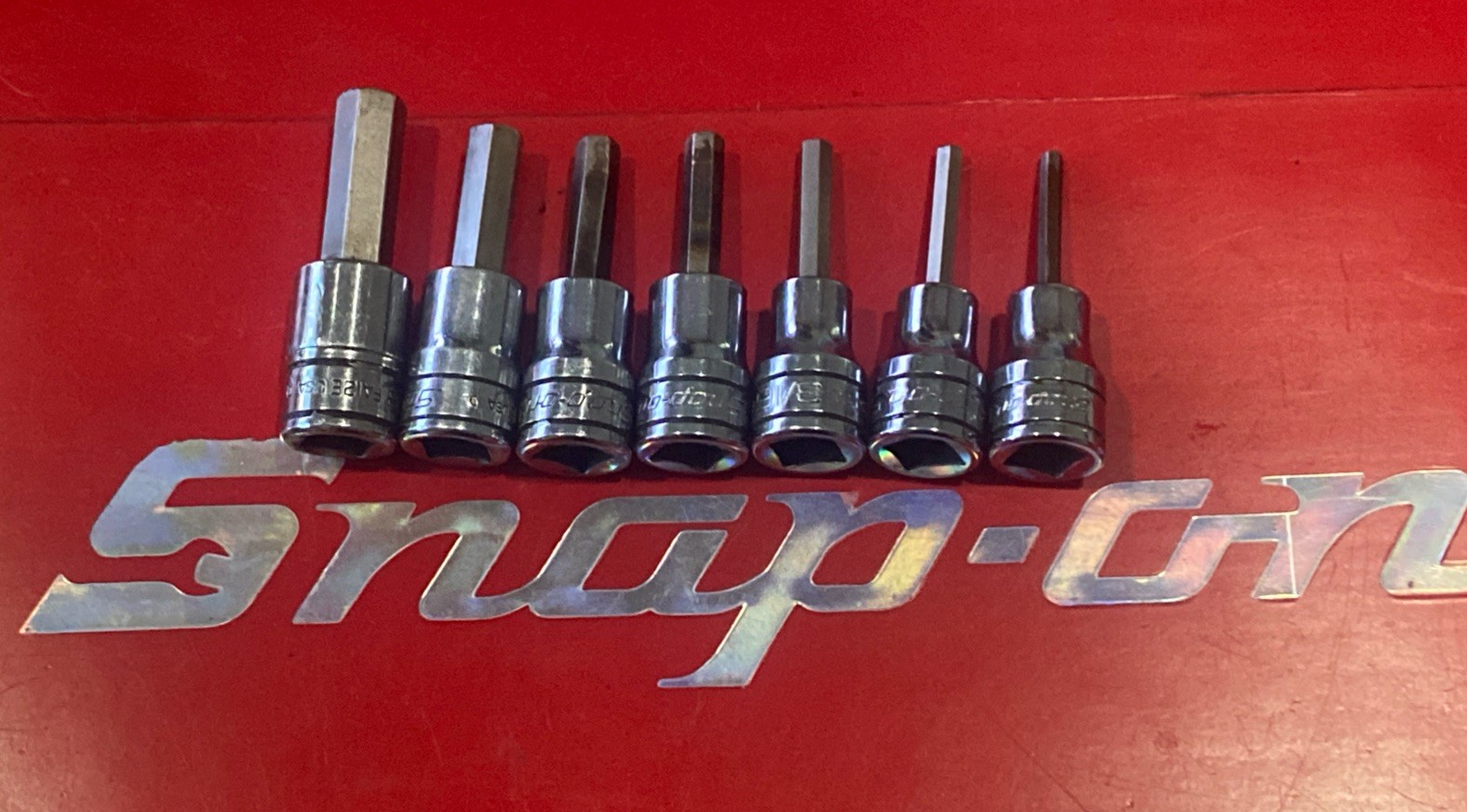 Snap On FA12, 10, 8, 7, 6, 5, 4E Hex Set Very Nice