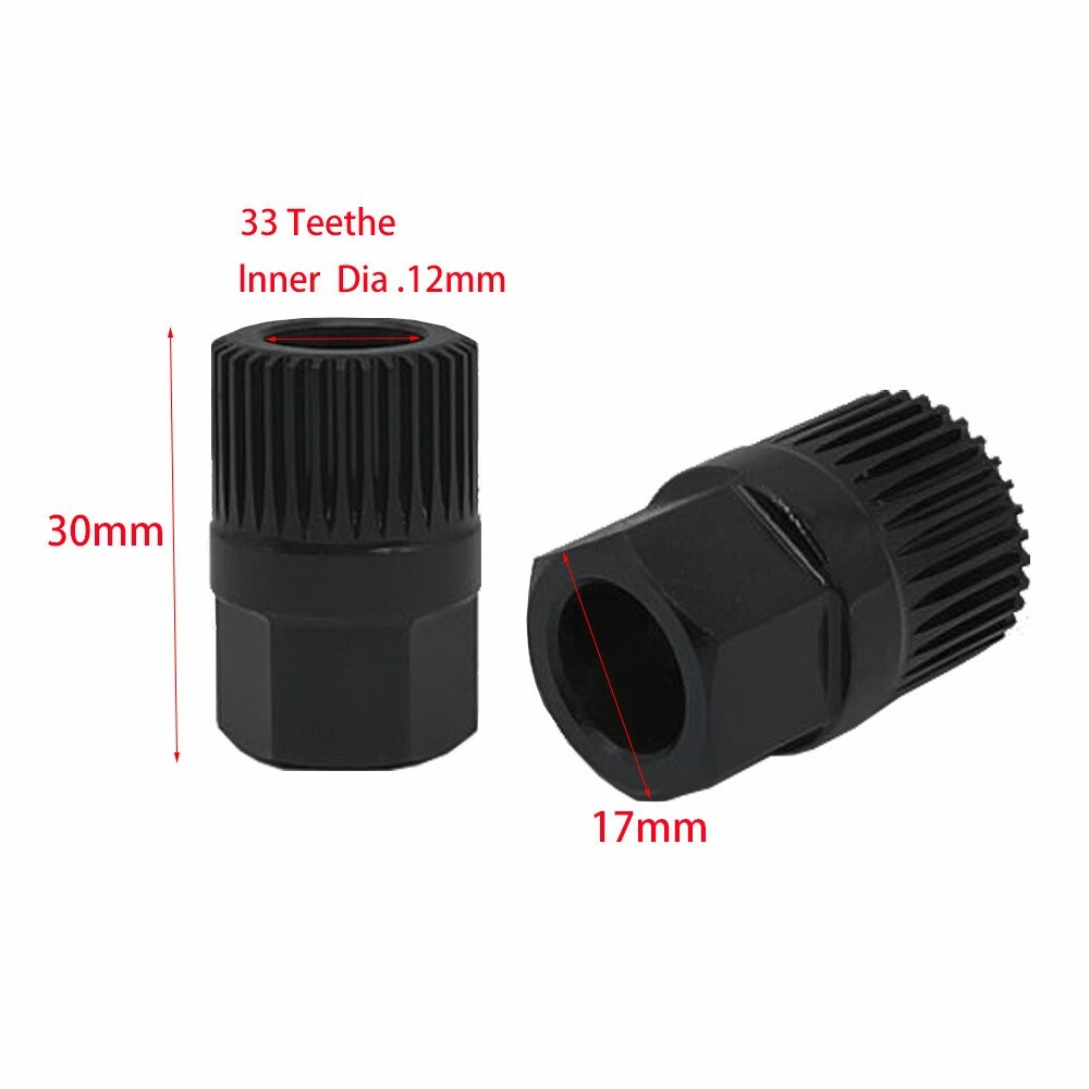 FOR 33 Spline Alternator Clutch Free Wheel Pulley Removal Tool Kit For VW /AUDI/