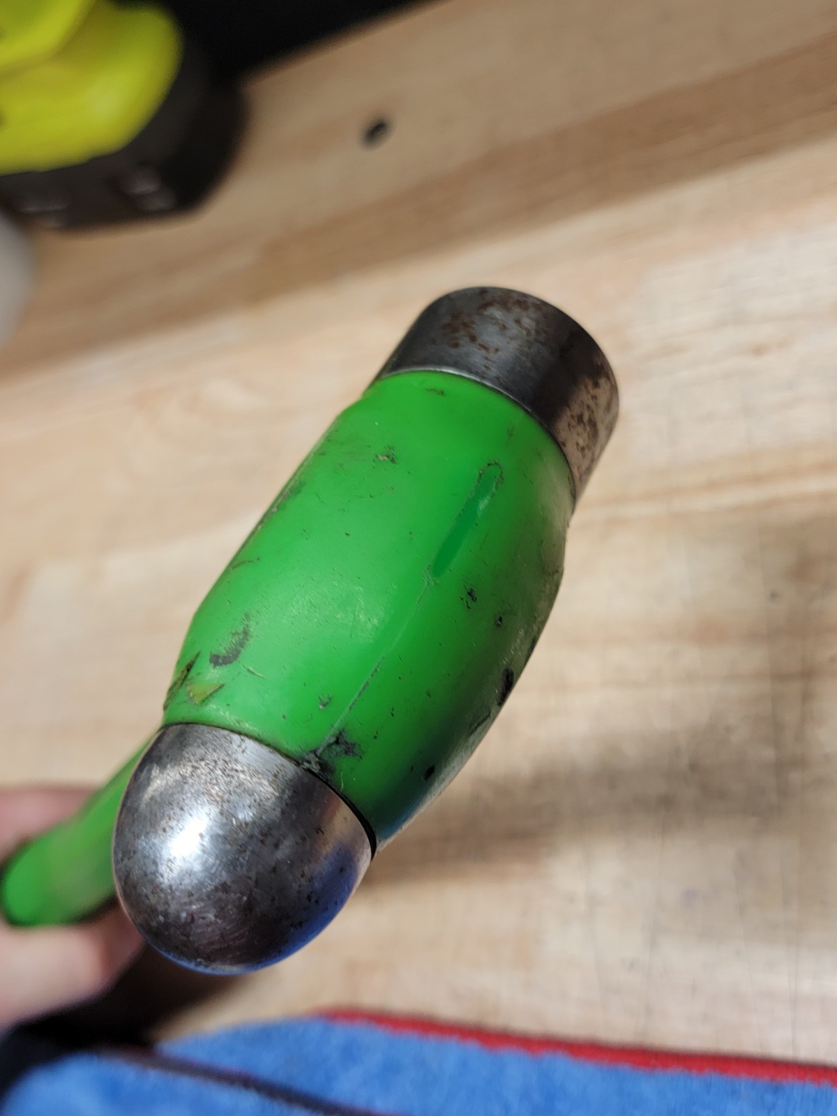 Matco Tools 32oz Ounce Ball Peen Dead Blow Hammer Green BH32DB Made in USA