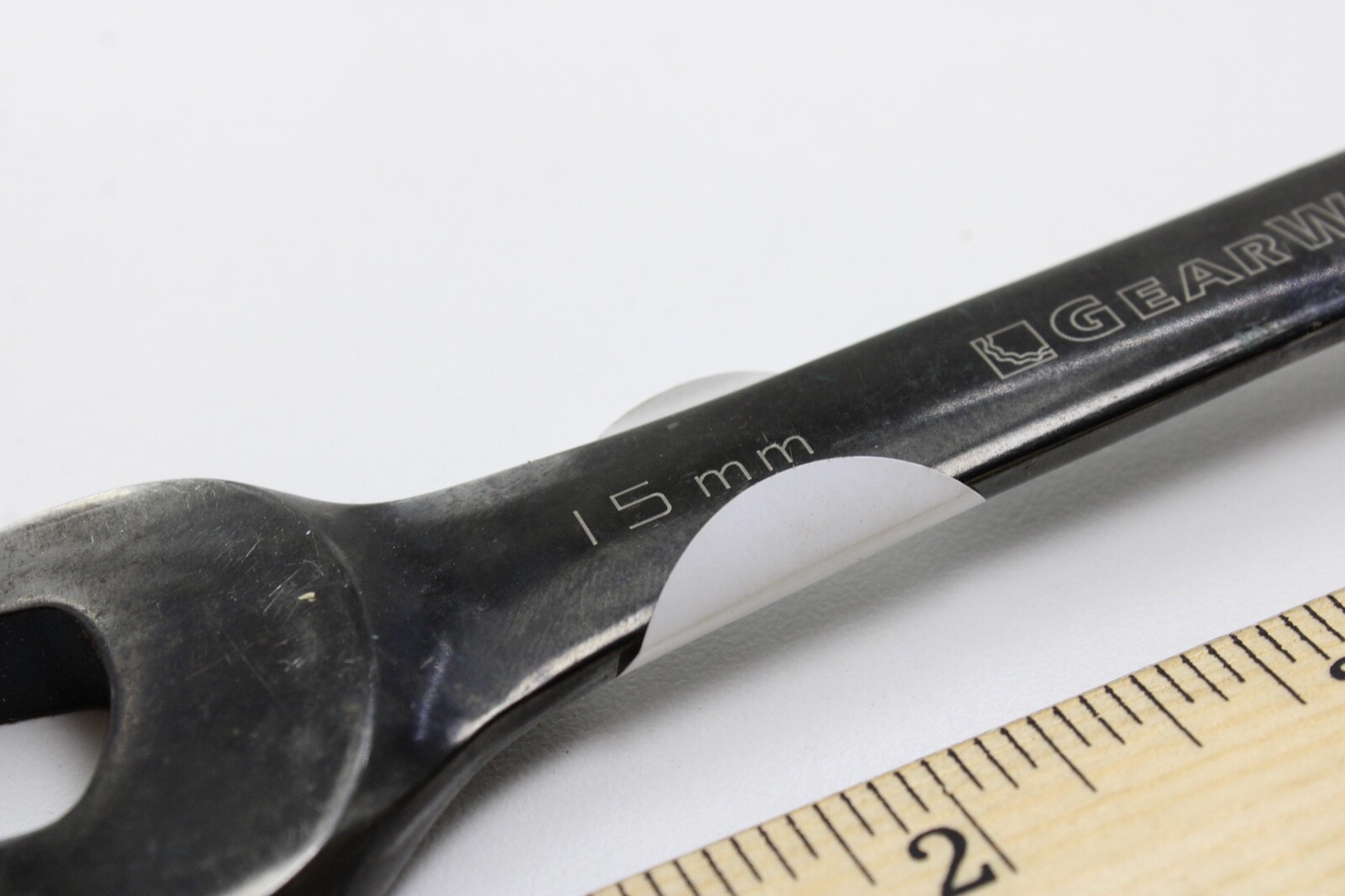 GEARWRENCH K 15 mm 12 Point Non-Ratcheting Black Chrome Combination Wrench