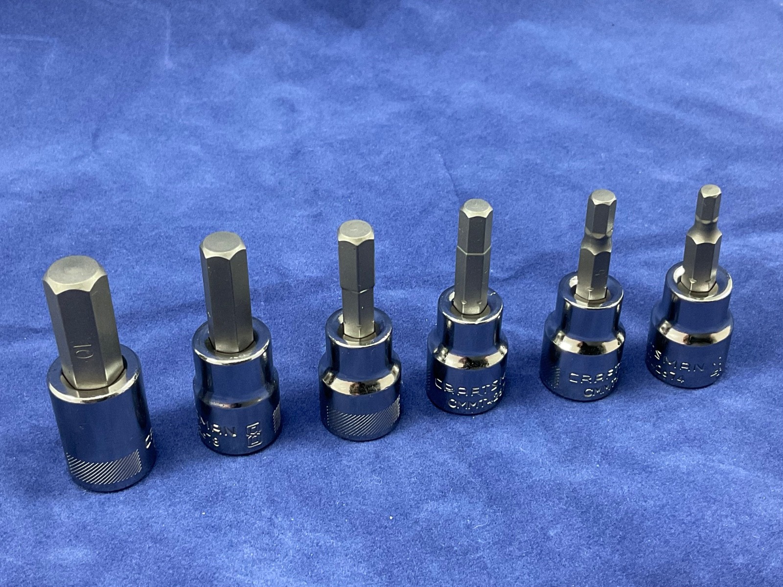 Craftsman 6 Piece METRIC Hex Allen key bit 3/8″ Drive Ratchet wrench socket set