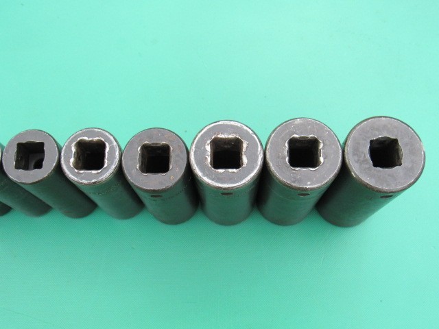 SNAP ON 309SIMY 1/2″ TO 1″ 1/2″ DRIVE SAE 6 PT DEEP IMPACT 9 PC SOCKET SET SIM