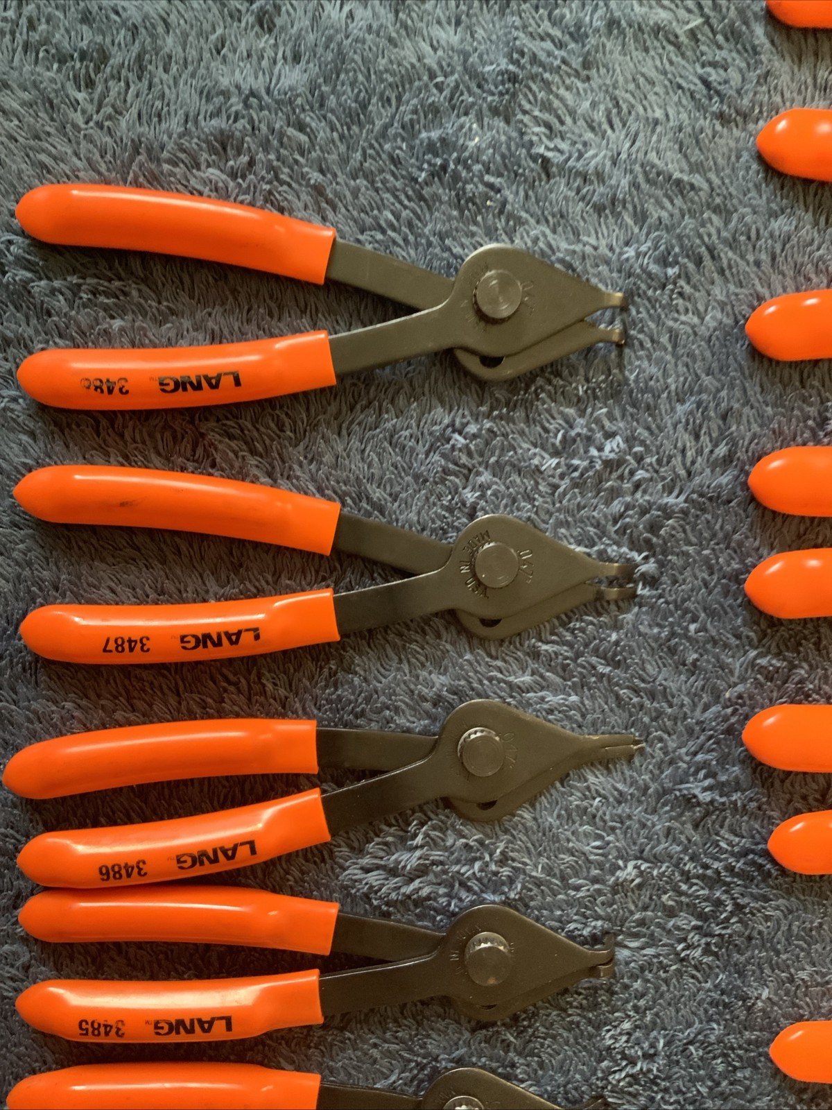 Lang Snap Ring Pliers Set, Orange, 11pc….