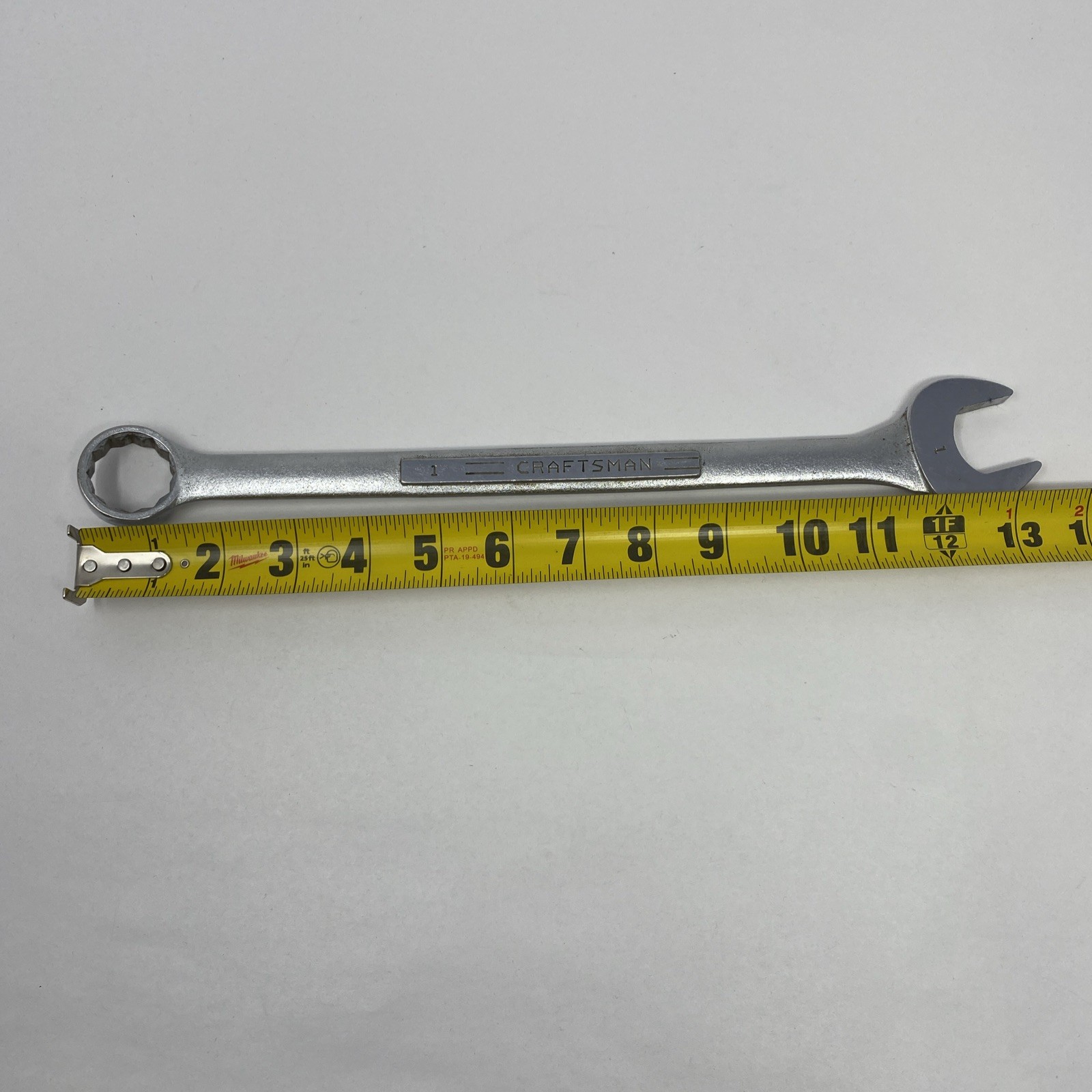 Craftsman 1″ Combination Wrench =V= Series Flying V USA 13.5 Inches Long 12 Pnt