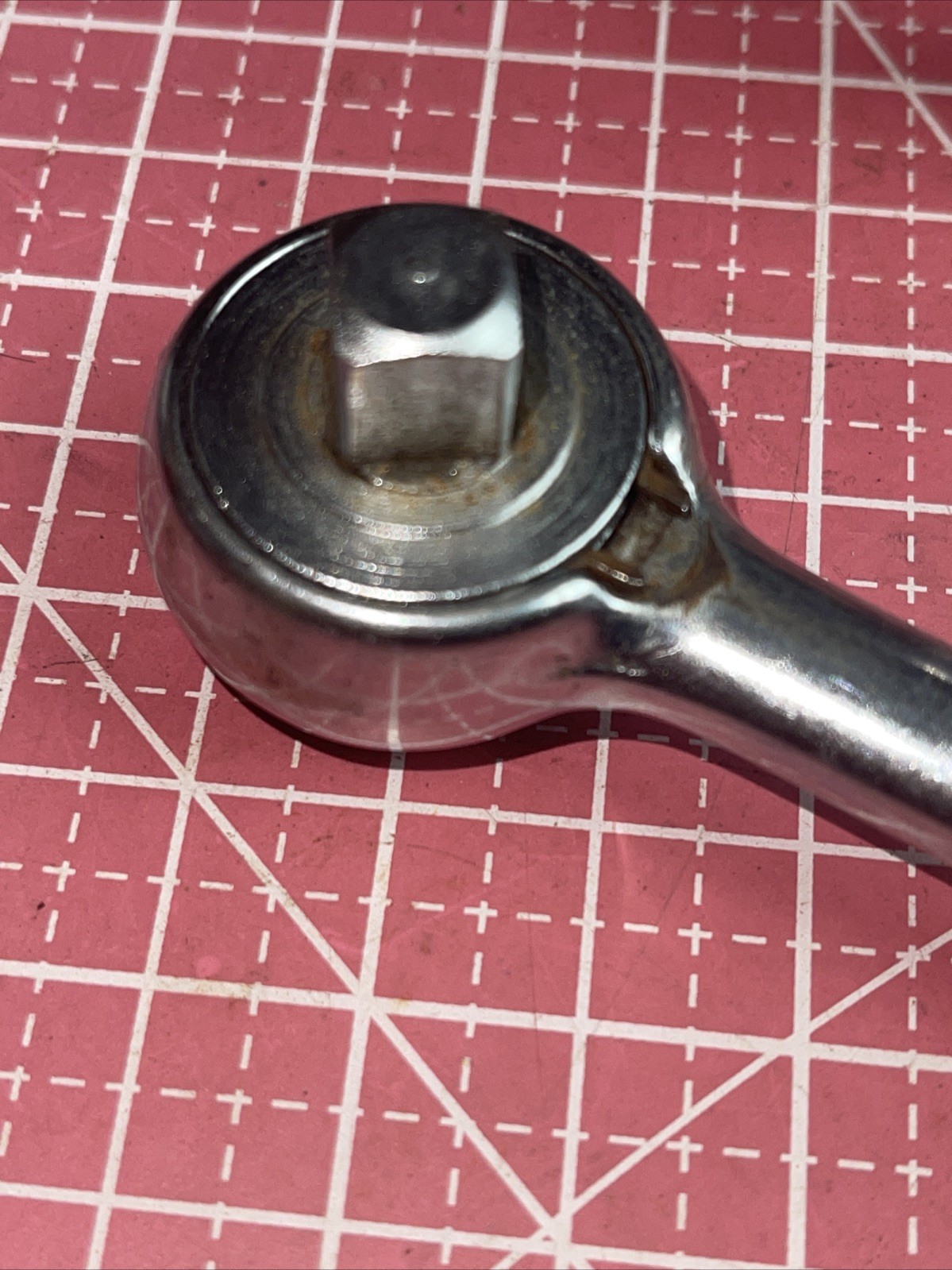 Vintage Indestro USA Super No 2775 3/8 Drive Ratchet 3/8” + 3 Sockets 1/2 5/8