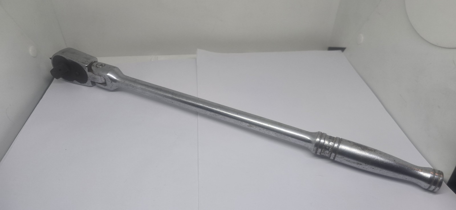 Snap-on 1/2″ Drive Flex Head Ratchet Long 17″ Handle Tool S711A USA