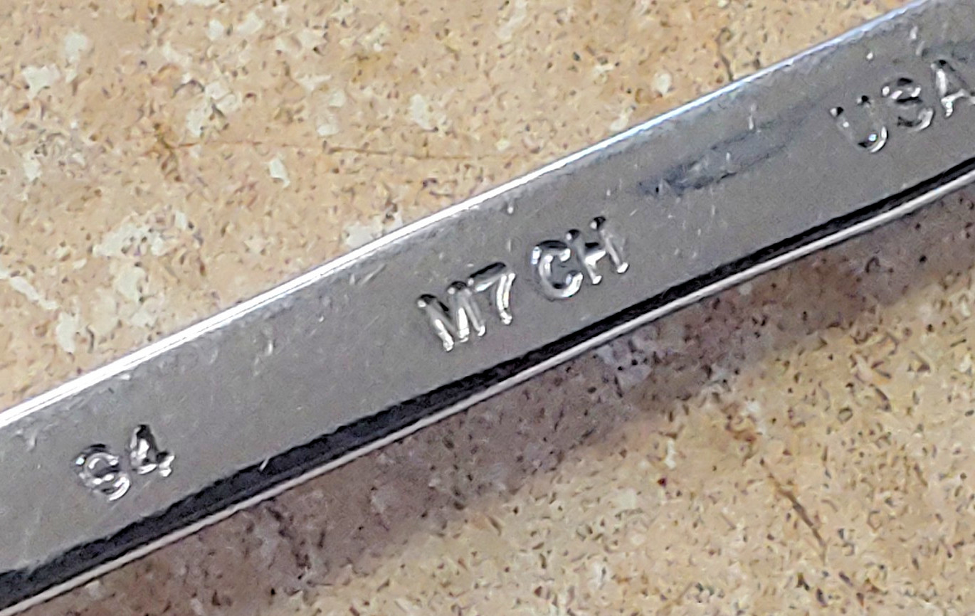 MAC tools M7CH 7mm metric 6-point Combination Wrench 3½-inches long Made in USA