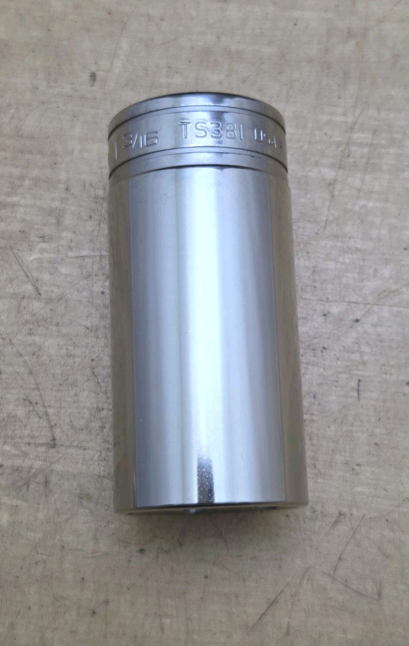 New Snap On TS381 – 1/2″ Drive 1-3/16″ Deep 6 Pt Chrome Socket