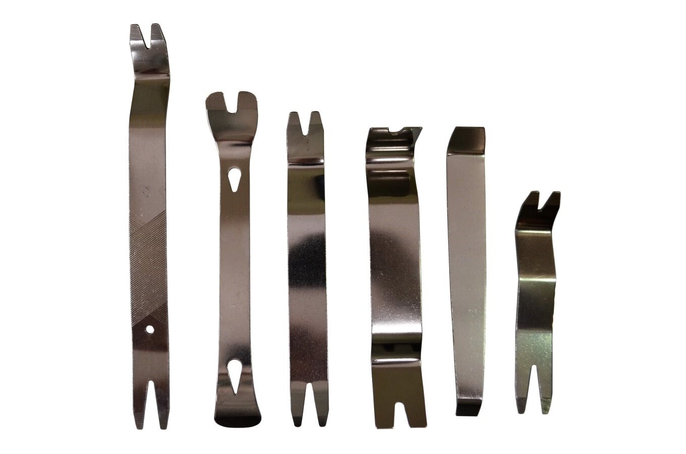 Radio Door Clip Panel Trim Dash Audio Removal Pry Tools Molding Metal 6pcs