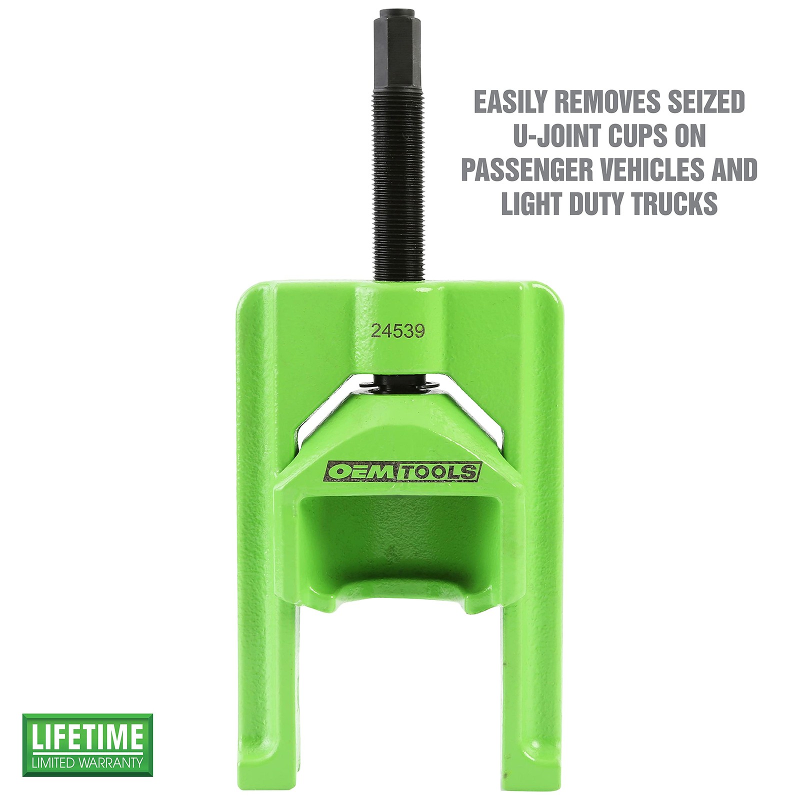 OEMTOOLS Light Duty U Joint Puller for Cars Automotive U-Joint Puller, Green