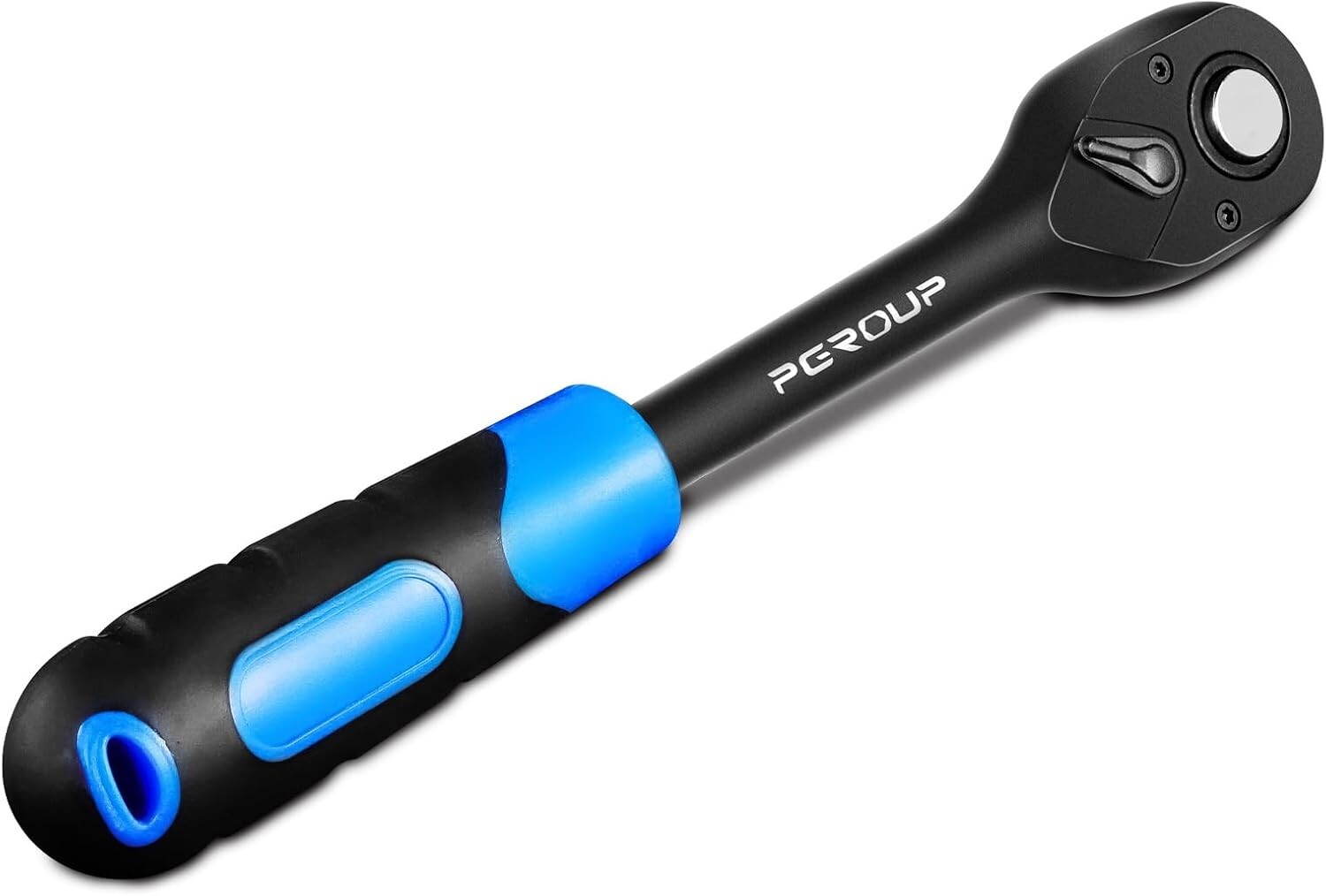 1/4″ Drive 90 Tooth 4-Degree Swing Reversible Ratchet with Ergonomic Rubber Hand