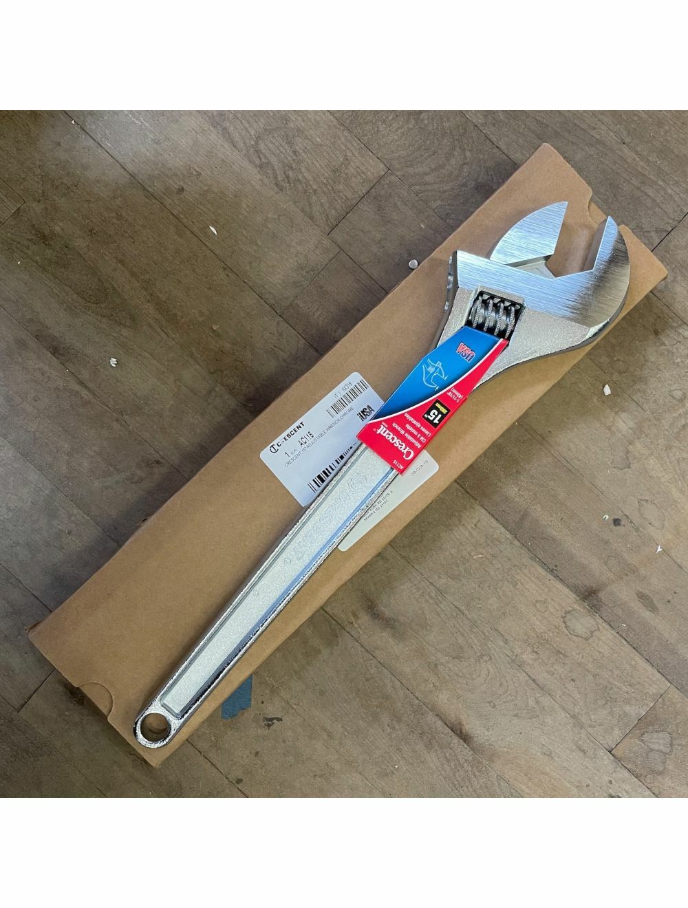 Crescent ‘Made in USA’ Adjustable Wrench 15″ Chrome #AC115