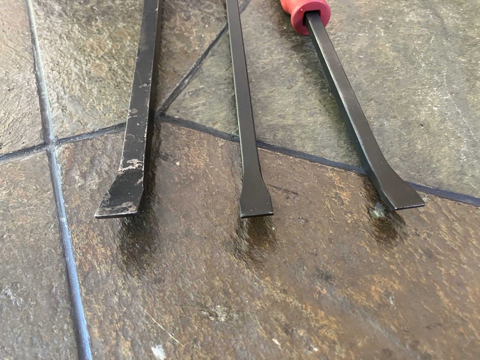 Craftsman 43383 43370 43369 3 Pc. Strike Cap Pry Bar Set 12″ 17″ 25″ / USA