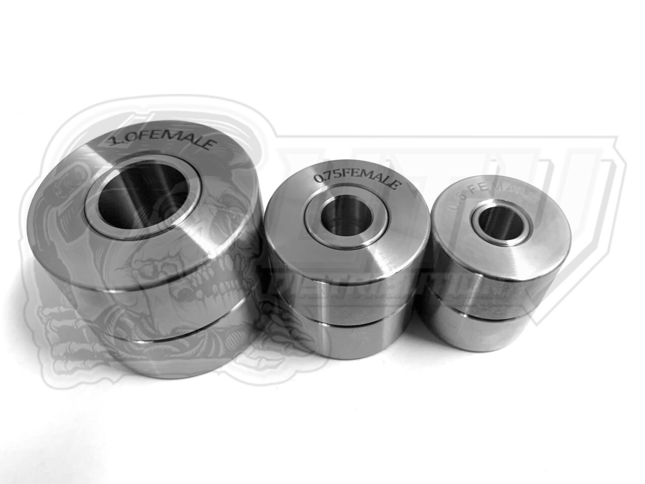 Dimple Die Set 3 Piece 1/2″ 3/4″ 1″ Bolt Together or Hydraulic Press USA MADE