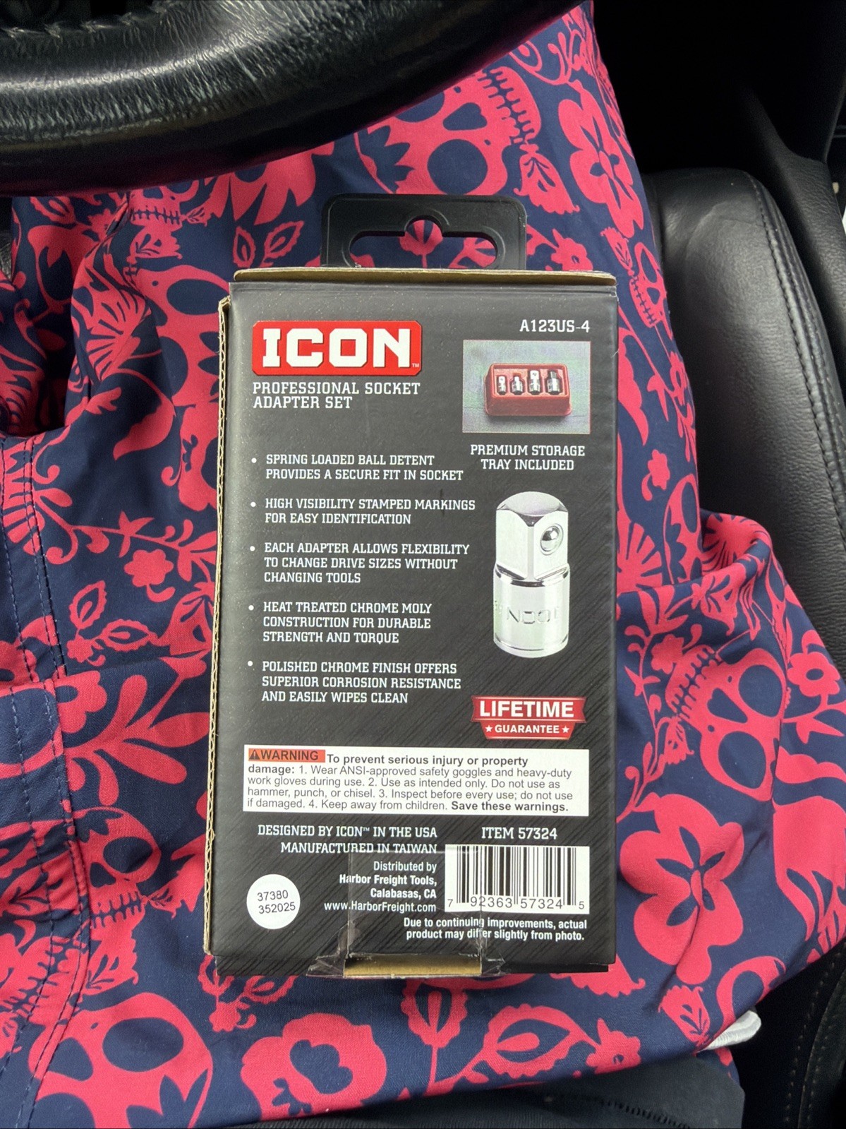 Icon Professional Socket Adapter Set 4-Piece Chrome Moly Steel