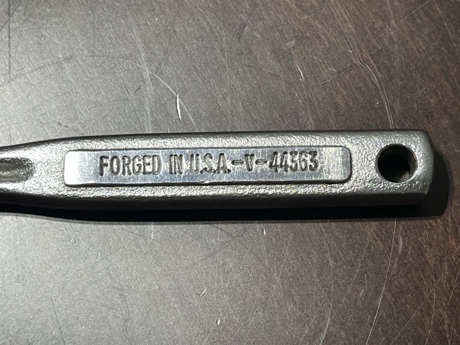 Vintage Craftsman 3/8 inch drive flex head breaker bar, -V- 44363 Forged in USA
