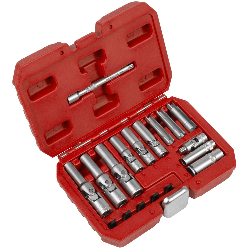 Sealey SX4031 Glow Plug Socket Set 18pc 1/4″Sq & 3/8″Sq Drive