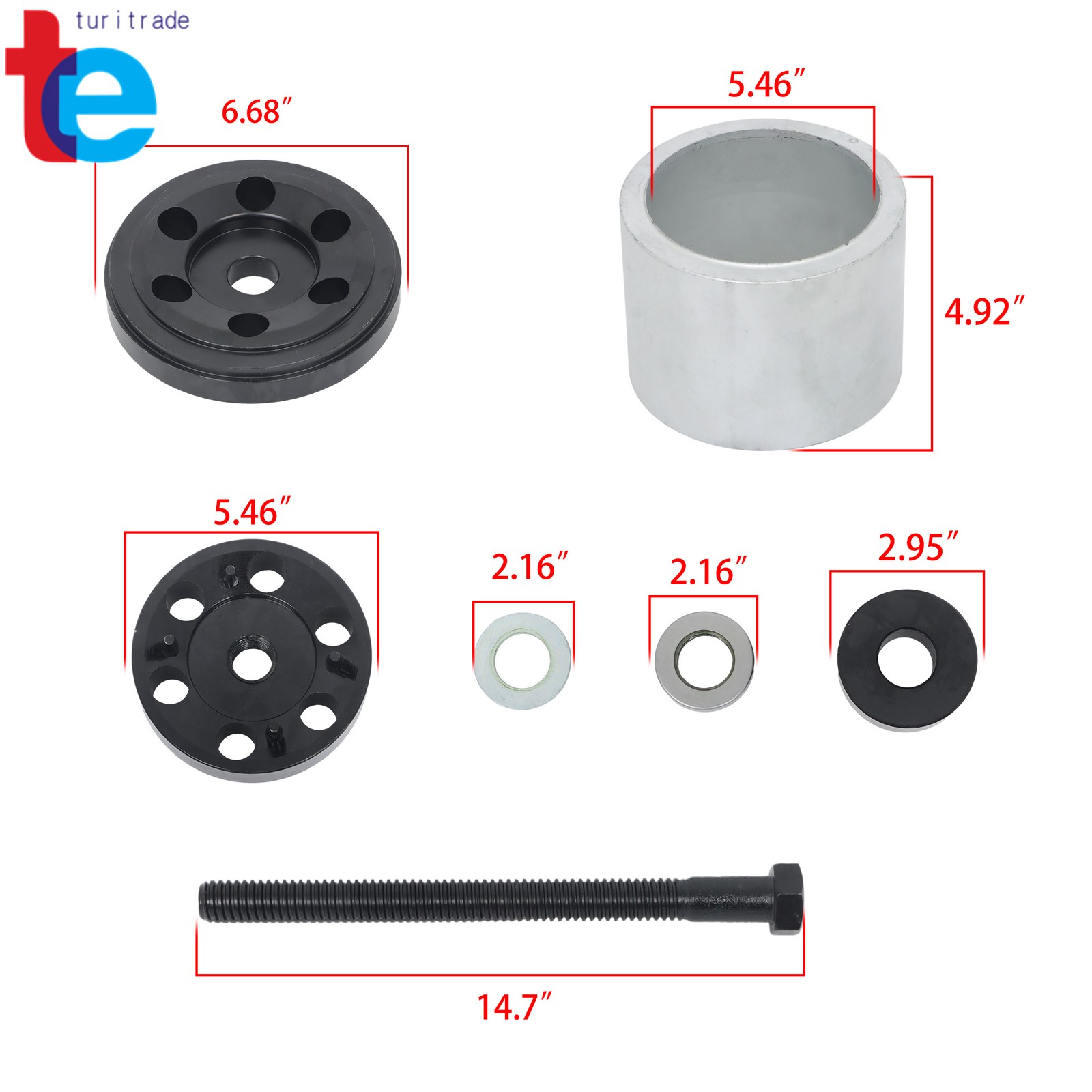 1 Set Bushing Installation Tool Replace for S24736 Narrow Bushing