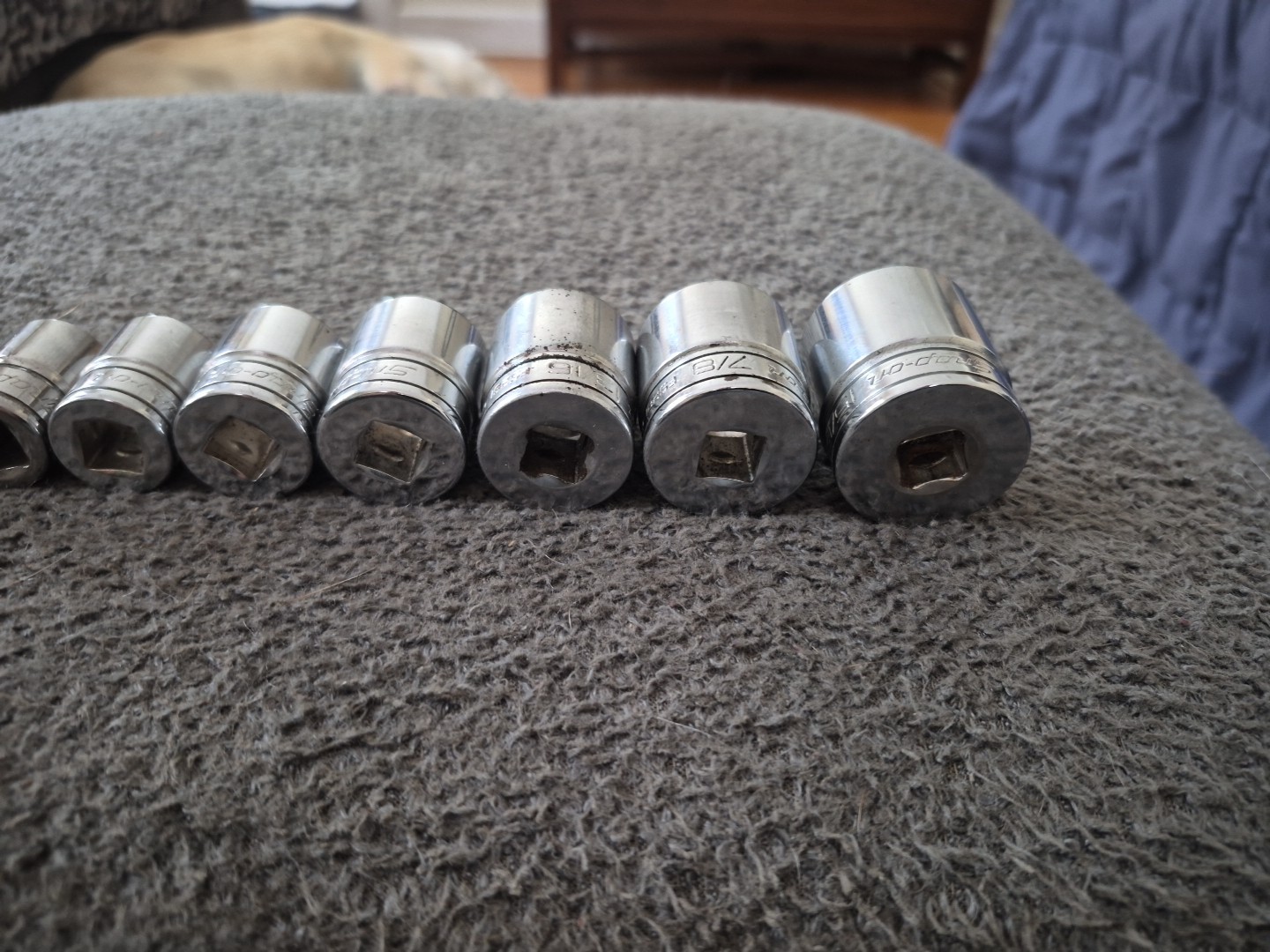 Snap-On USA [FS081-FS281] 12-Pc. 1/4″-15/16″ 3/8″Drive 6-Point Shallow