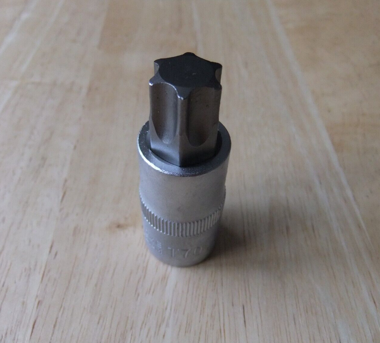 Welzh Werkzeug T70 x 1/2 Drive Chrome Vanadium Torx Bit Socket – 55mm Long